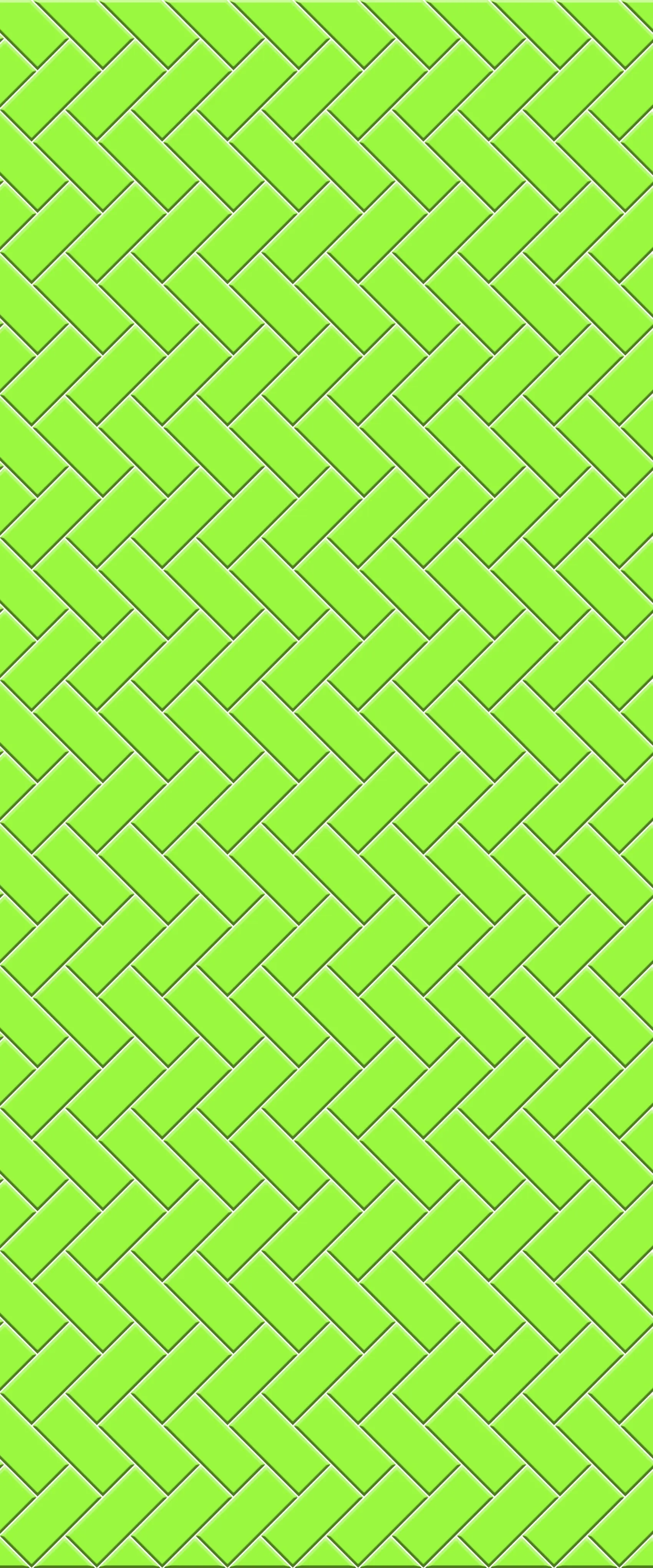 Green Diagonal Herringbone Tile Acrylic Shower Wall Panel 2440mm x 1220mm (3mm Thick)