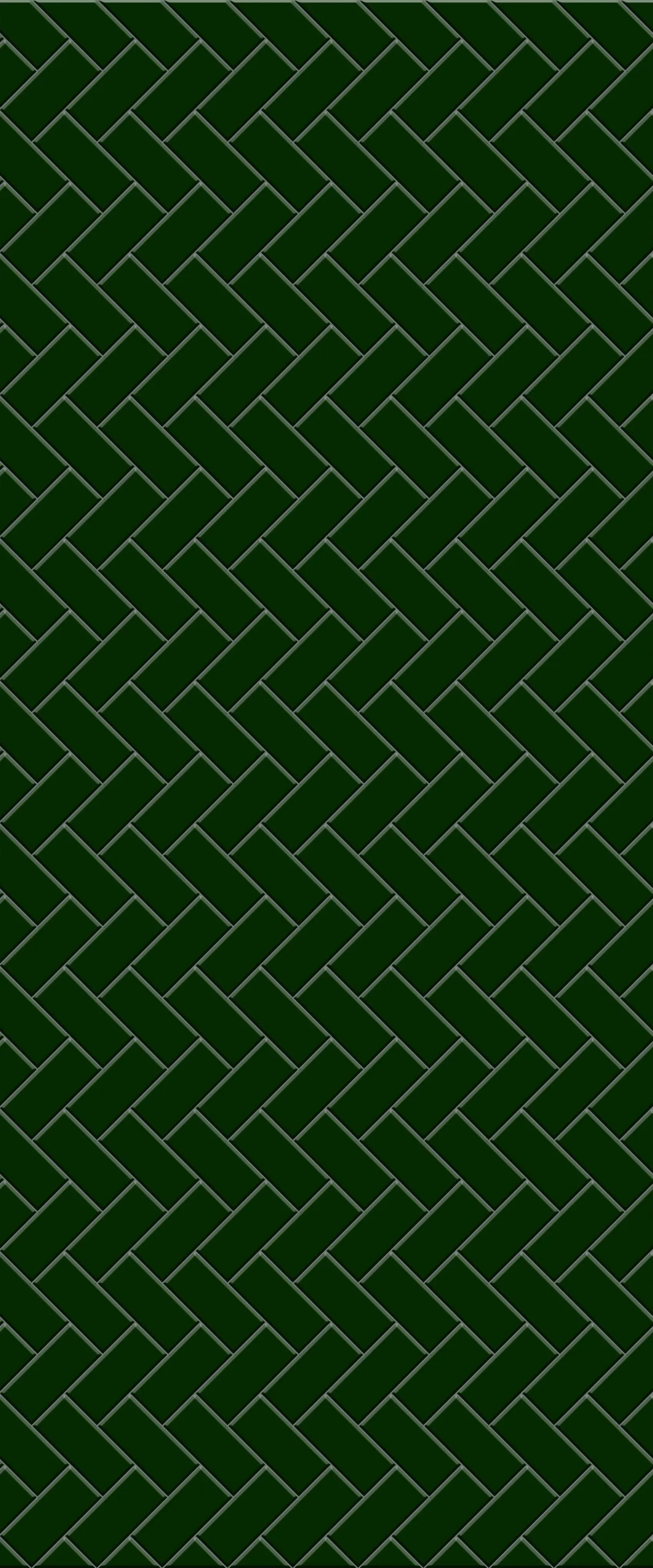 Green Diagonal Herringbone Tile Acrylic Shower Wall Panel 2440mm x 1220mm (3mm Thick)