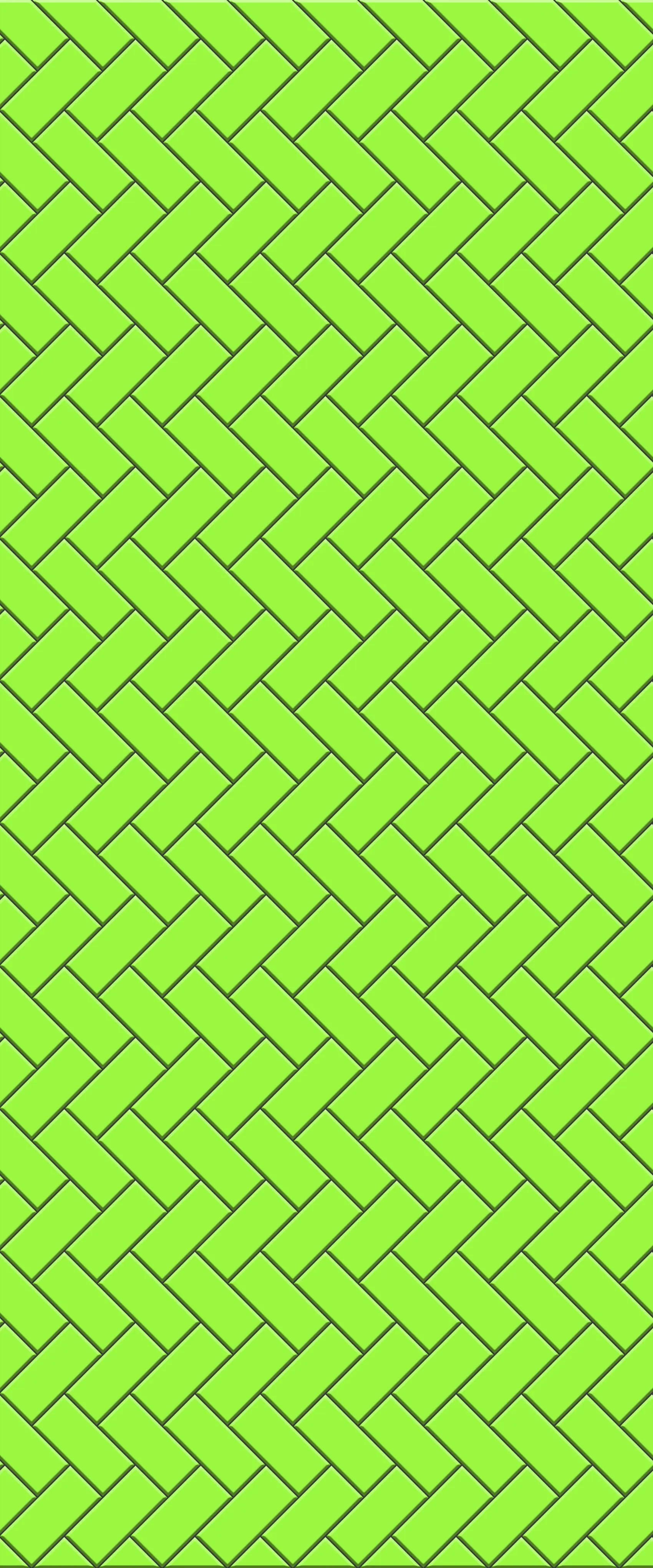 Green Diagonal Herringbone Tile Acrylic Shower Wall Panel 2440mm x 1220mm (3mm Thick)