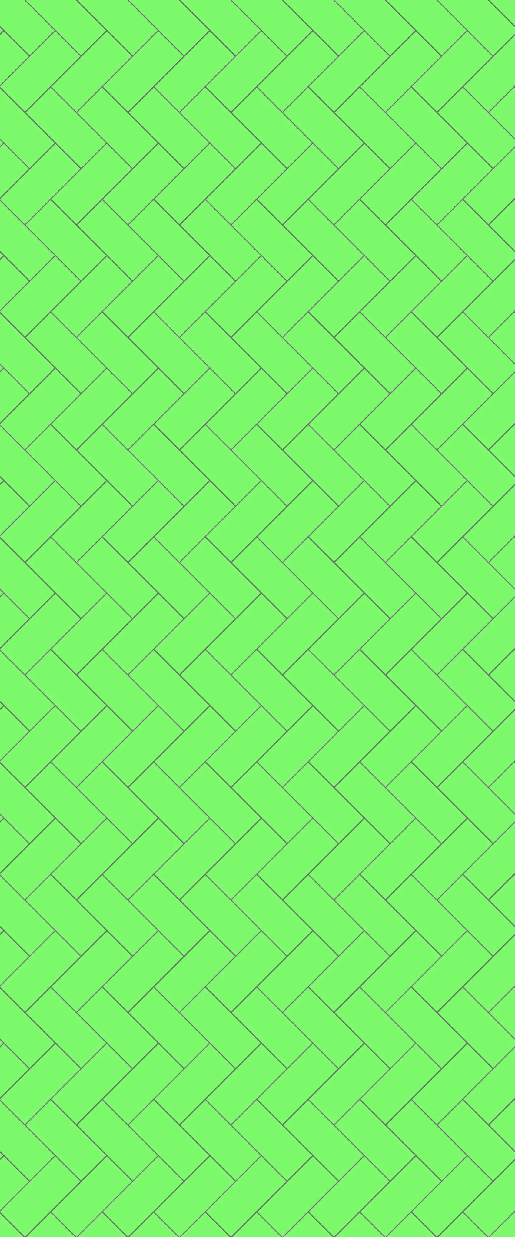 Green Diagonal Herringbone Tile Acrylic Shower Wall Panel 2440mm x 1220mm (3mm Thick)