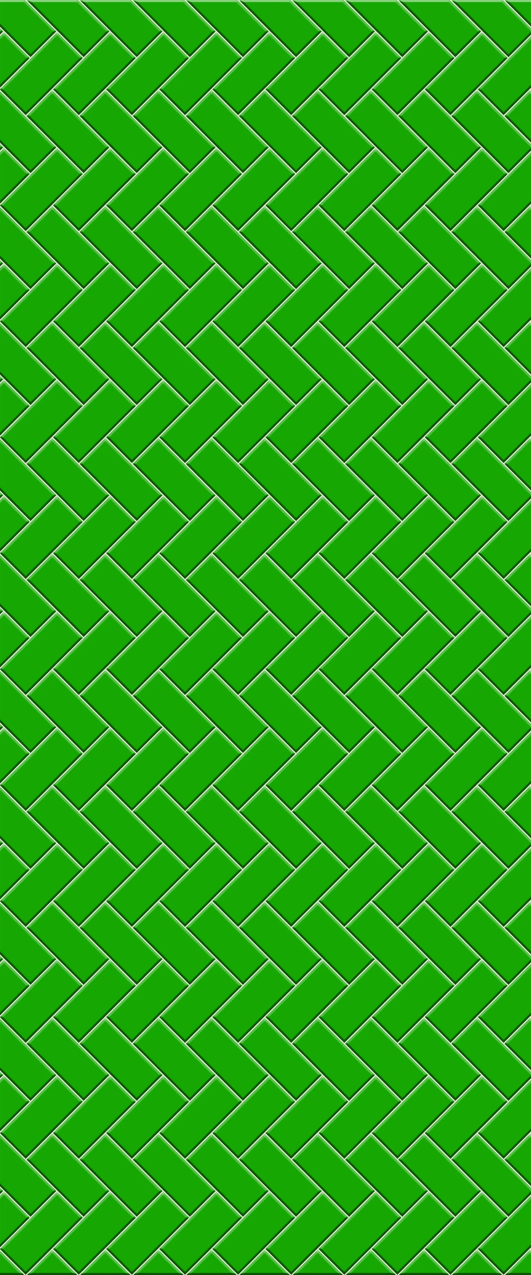 Green Diagonal Herringbone Tile Acrylic Shower Wall Panel 2440mm x 1220mm (3mm Thick)