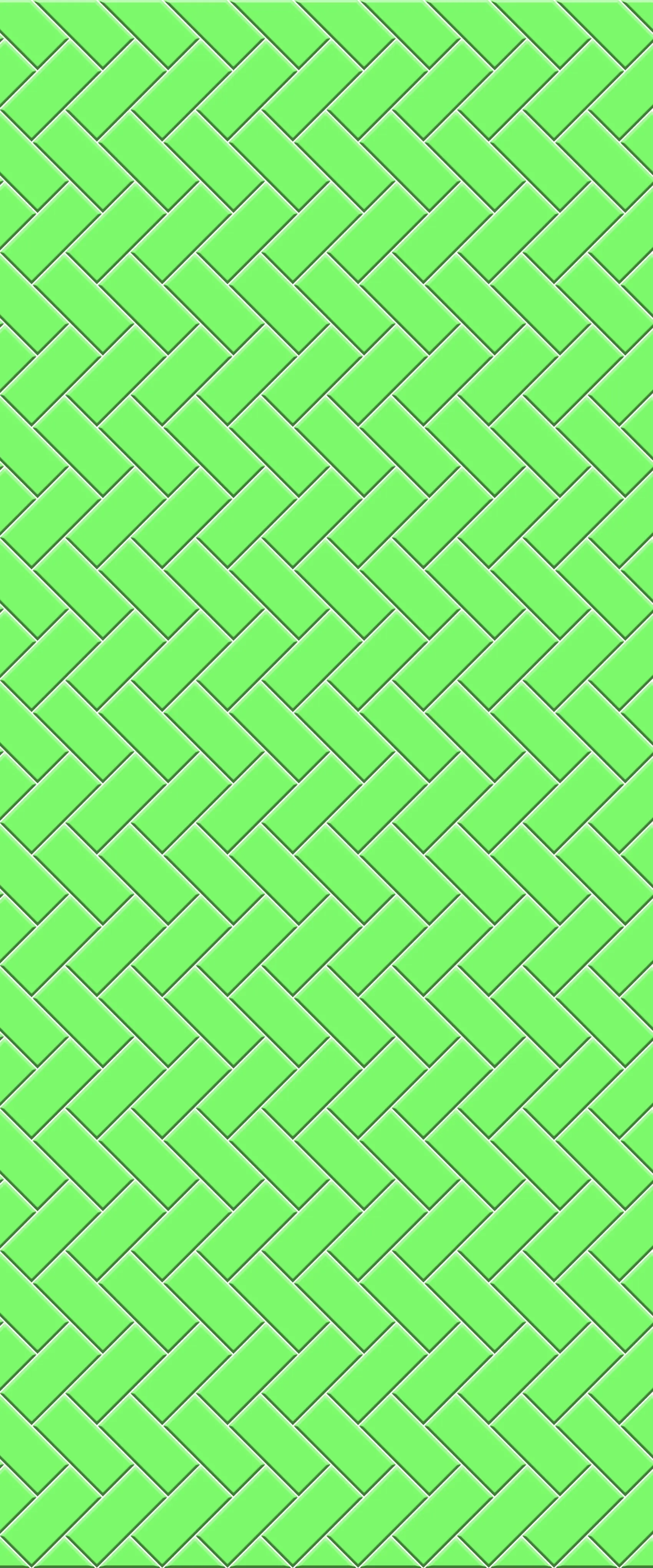 Green Diagonal Herringbone Tile Acrylic Shower Wall Panel 2440mm x 1220mm (3mm Thick)