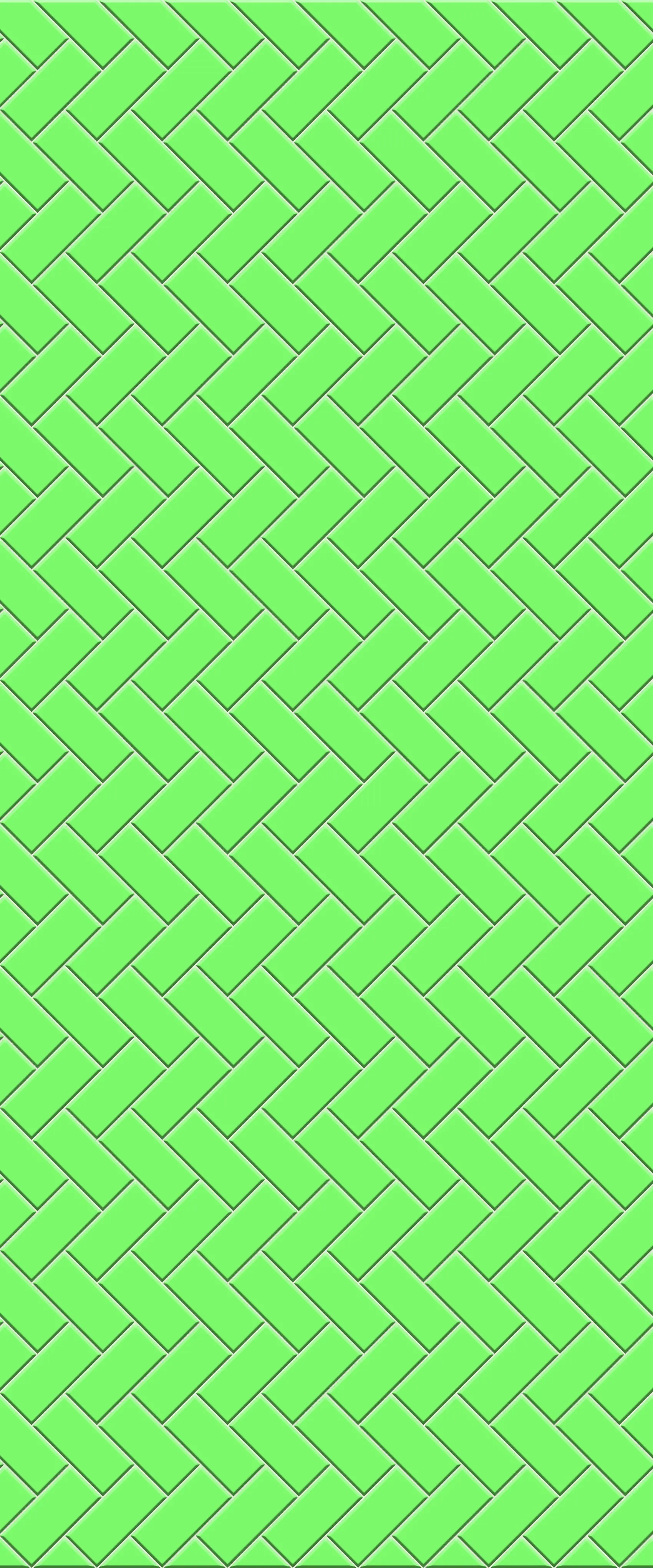 Green Diagonal Herringbone Tile Acrylic Shower Wall Panel 2440mm x 1220mm (3mm Thick)
