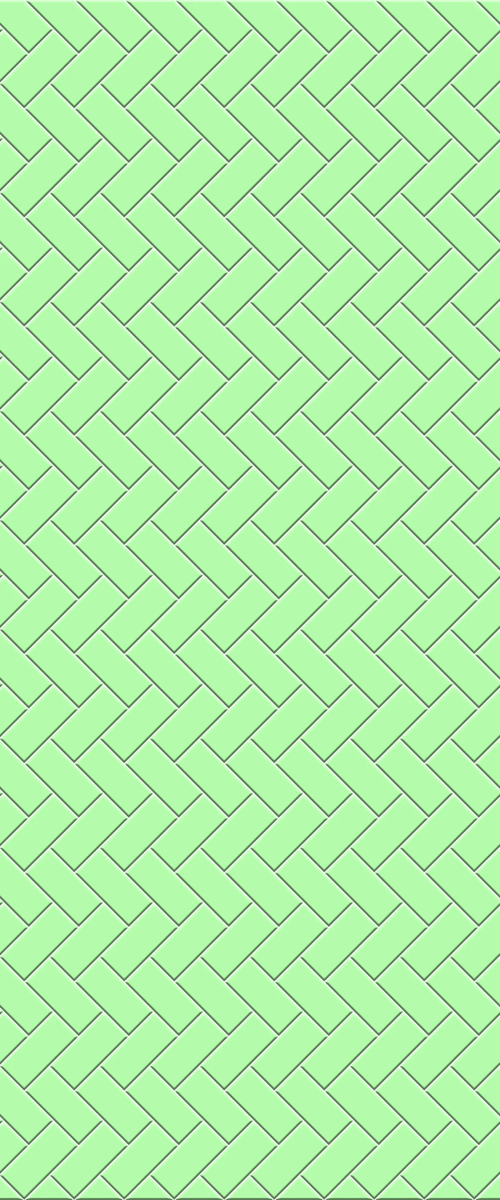 Green Diagonal Herringbone Tile Acrylic Shower Wall Panel 2440mm x 1220mm (3mm Thick)