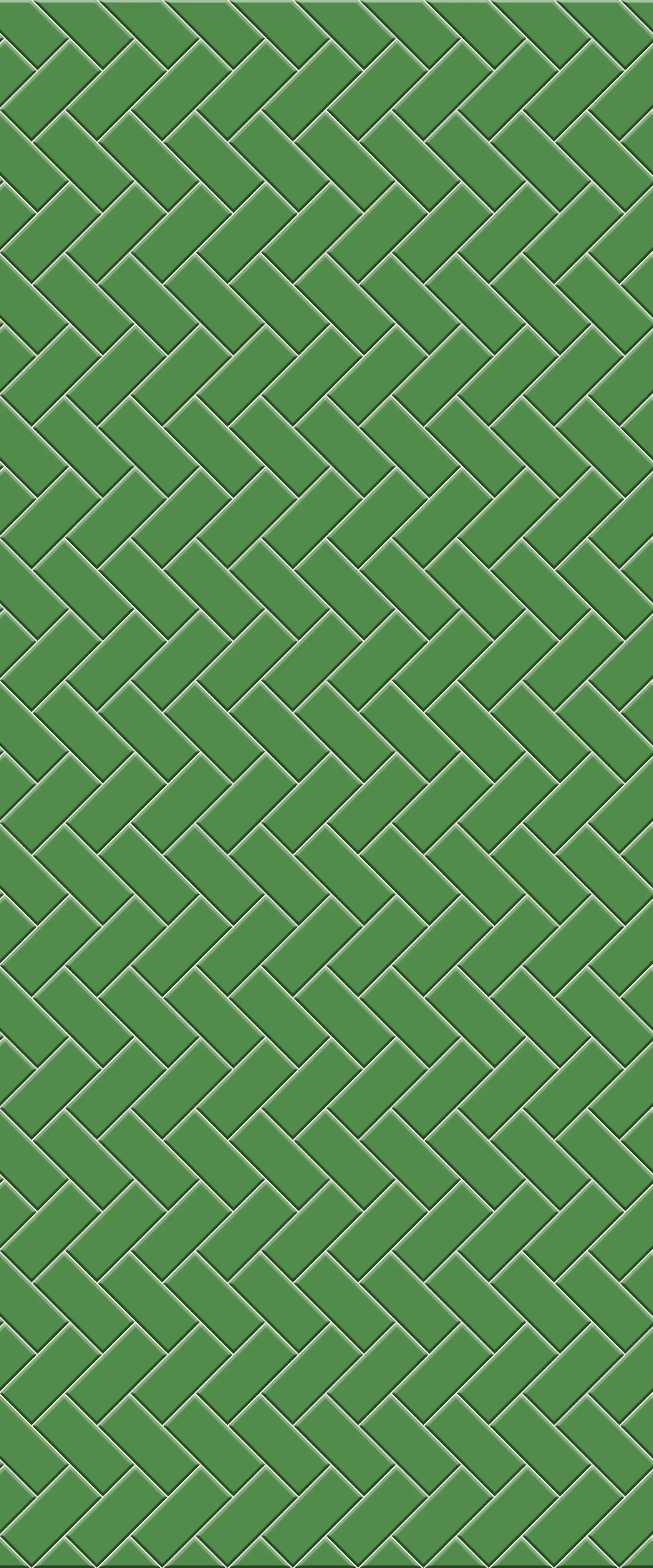 Green Diagonal Herringbone Tile Acrylic Shower Wall Panel 2440mm x 1220mm (3mm Thick)
