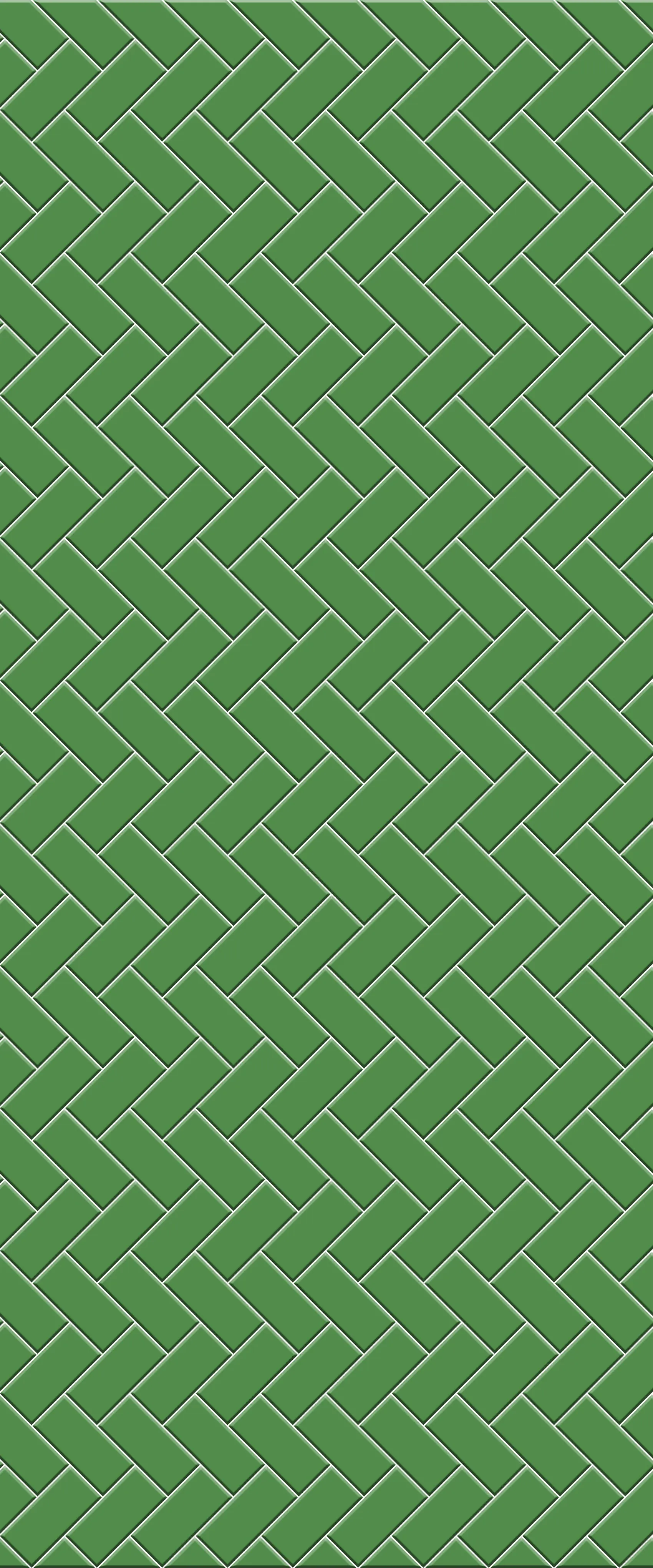 Green Diagonal Herringbone Tile Acrylic Shower Wall Panel 2440mm x 1220mm (3mm Thick)