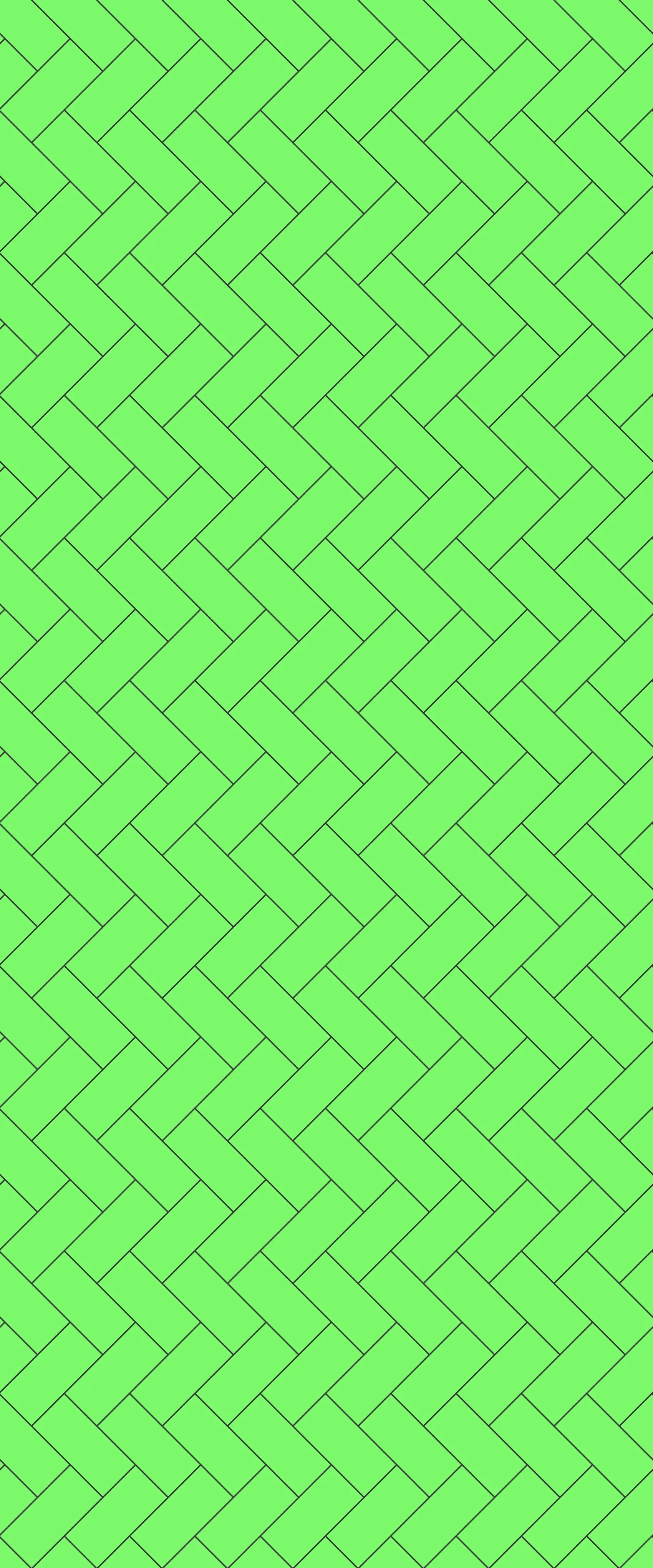 Green Diagonal Herringbone Tile Acrylic Shower Wall Panel 2440mm x 1220mm (3mm Thick)