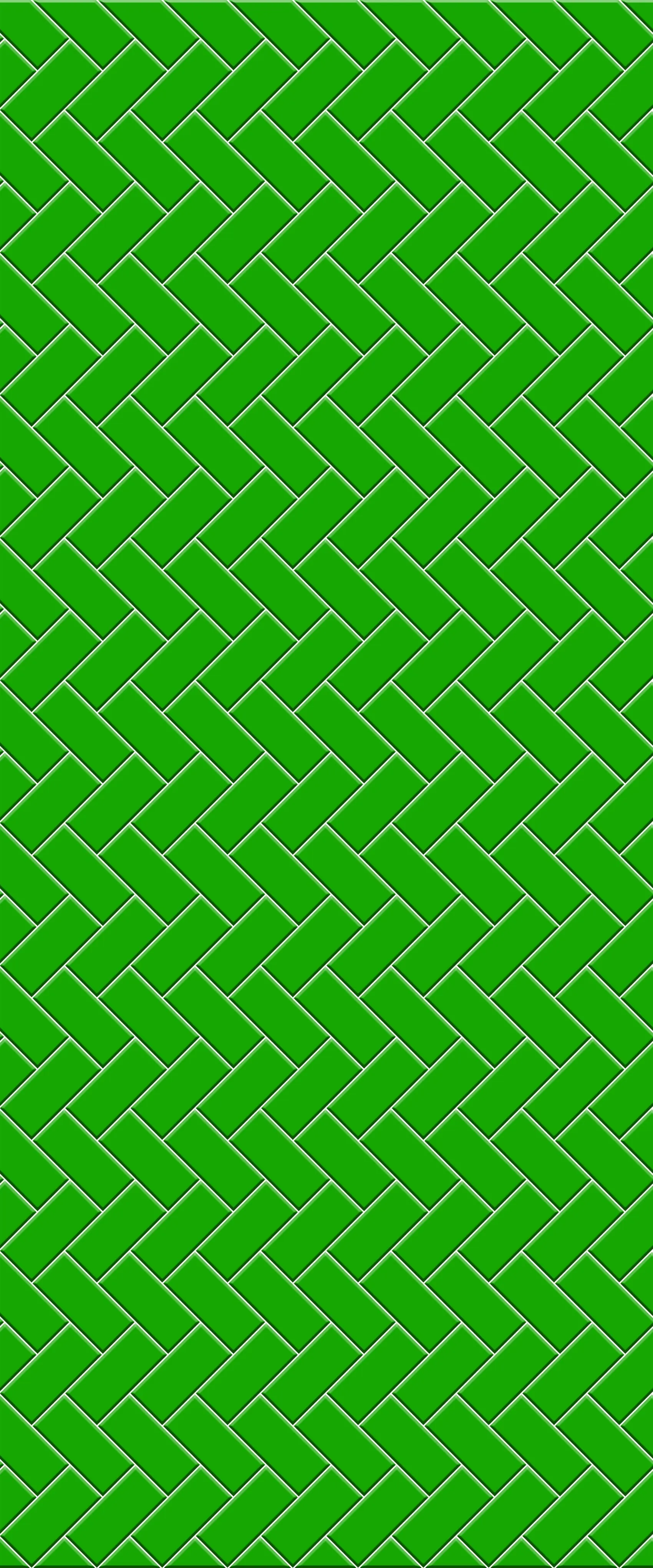 Green Diagonal Herringbone Tile Acrylic Shower Wall Panel 2440mm x 1220mm (3mm Thick)