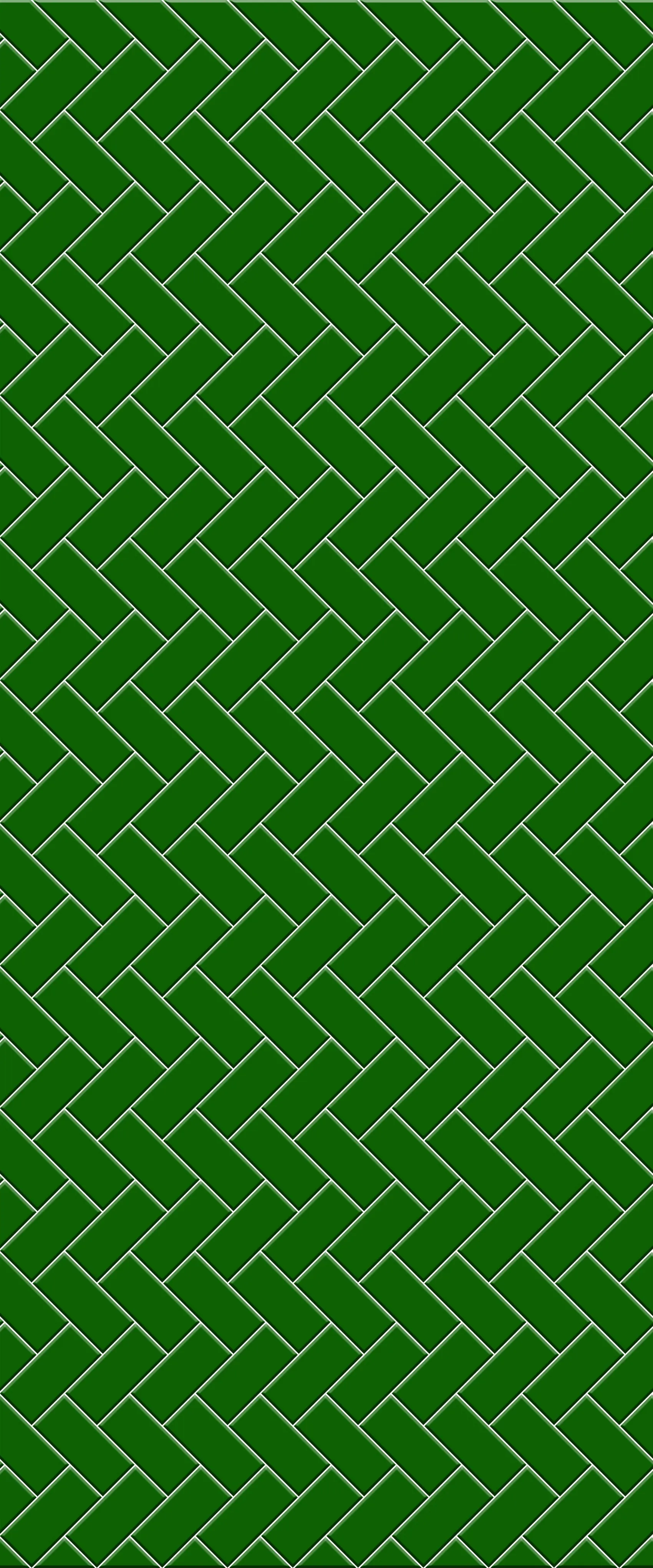 Green Diagonal Herringbone Tile Acrylic Shower Wall Panel 2440mm x 1220mm (3mm Thick)