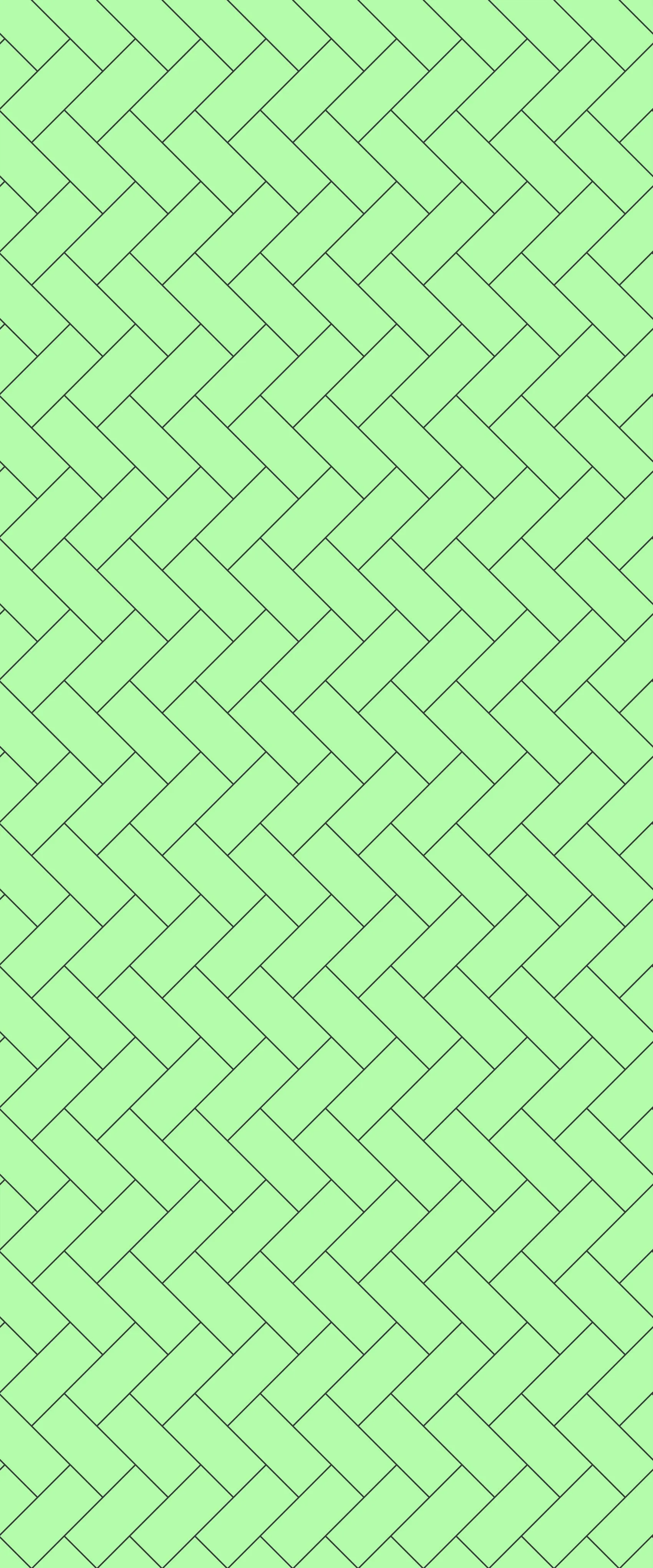 Green Diagonal Herringbone Tile Acrylic Shower Wall Panel 2440mm x 1220mm (3mm Thick)