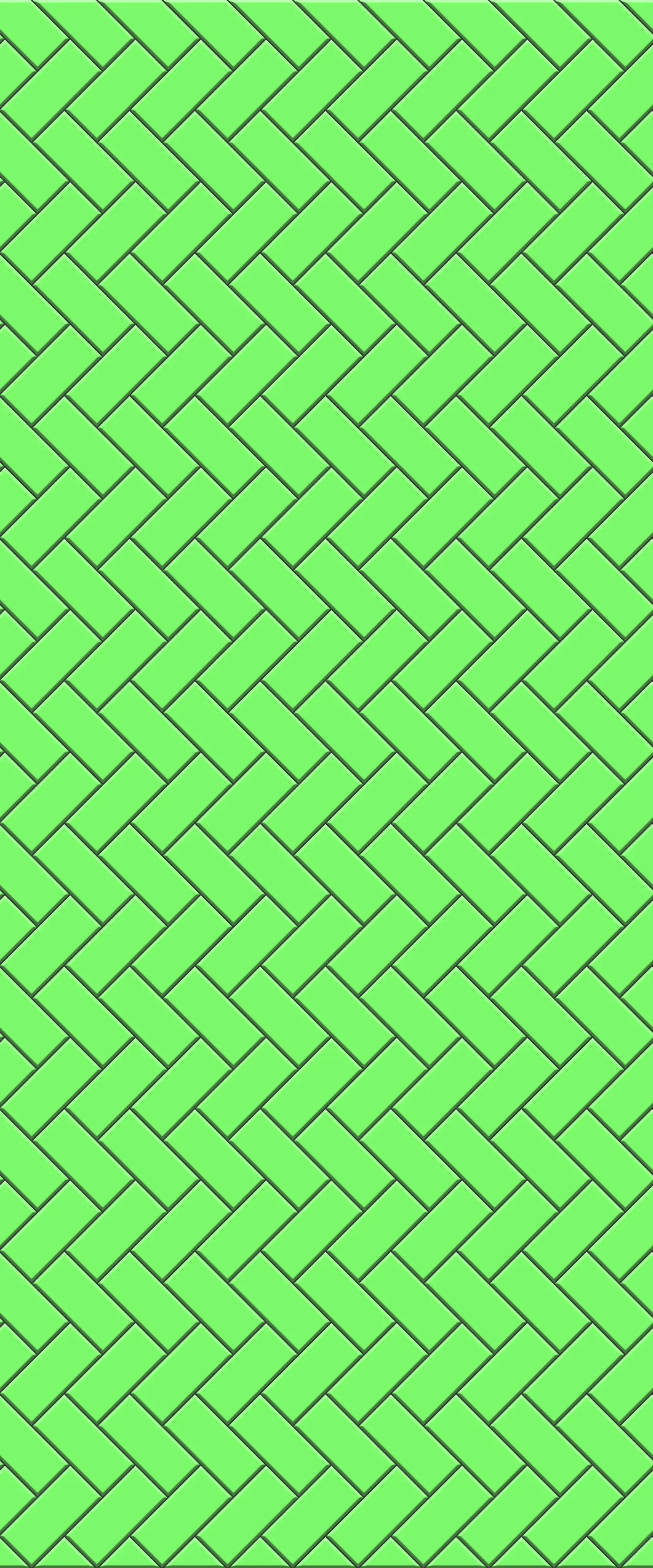 Green Diagonal Herringbone Tile Acrylic Shower Wall Panel 2440mm x 1220mm (3mm Thick)