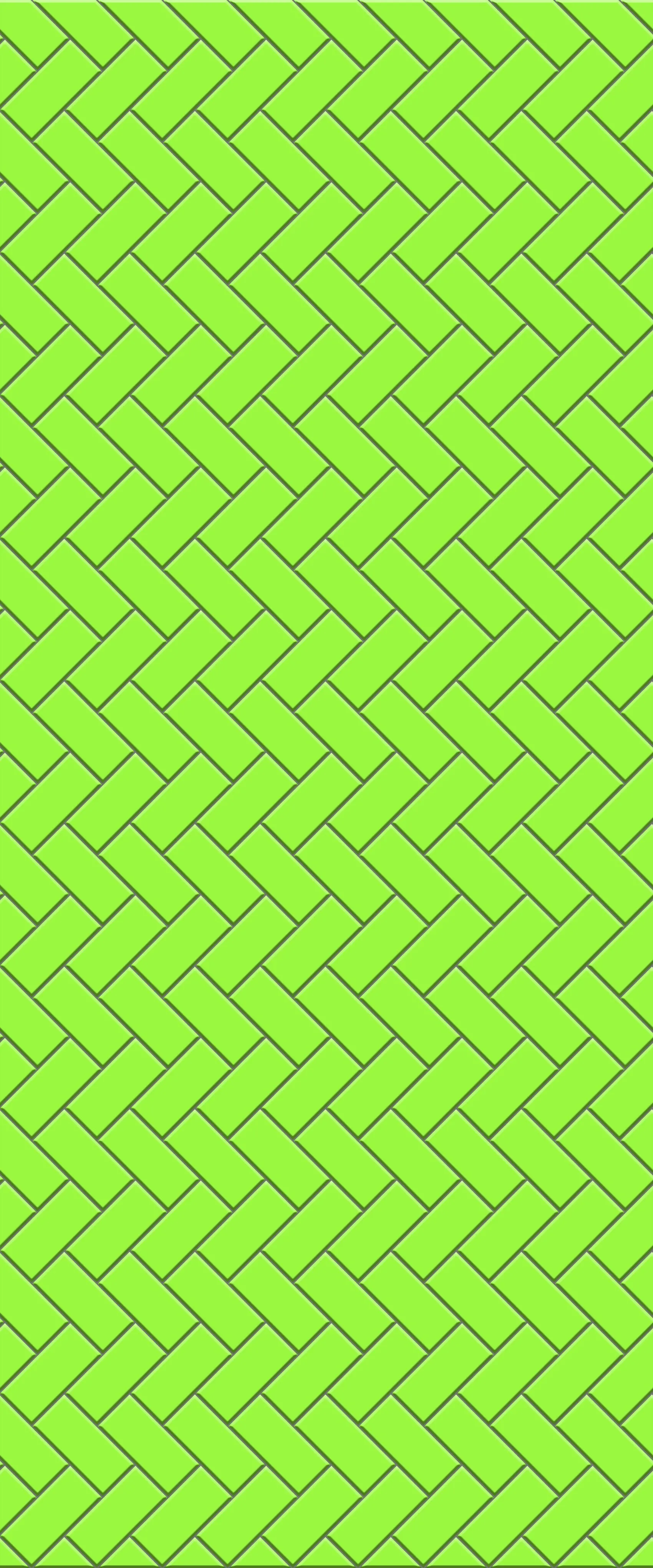Green Diagonal Herringbone Tile Acrylic Shower Wall Panel 2440mm x 1220mm (3mm Thick)