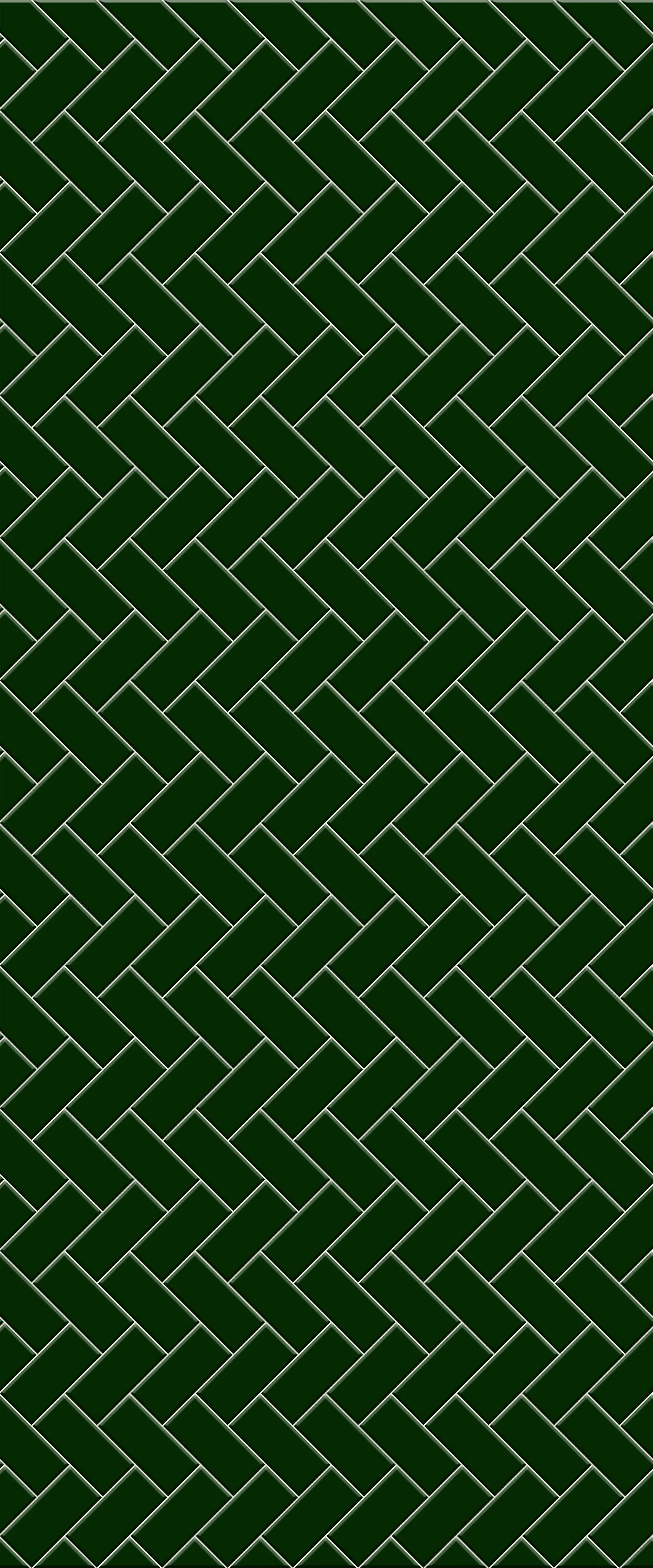 Green Diagonal Herringbone Tile Acrylic Shower Wall Panel 2440mm x 1220mm (3mm Thick)