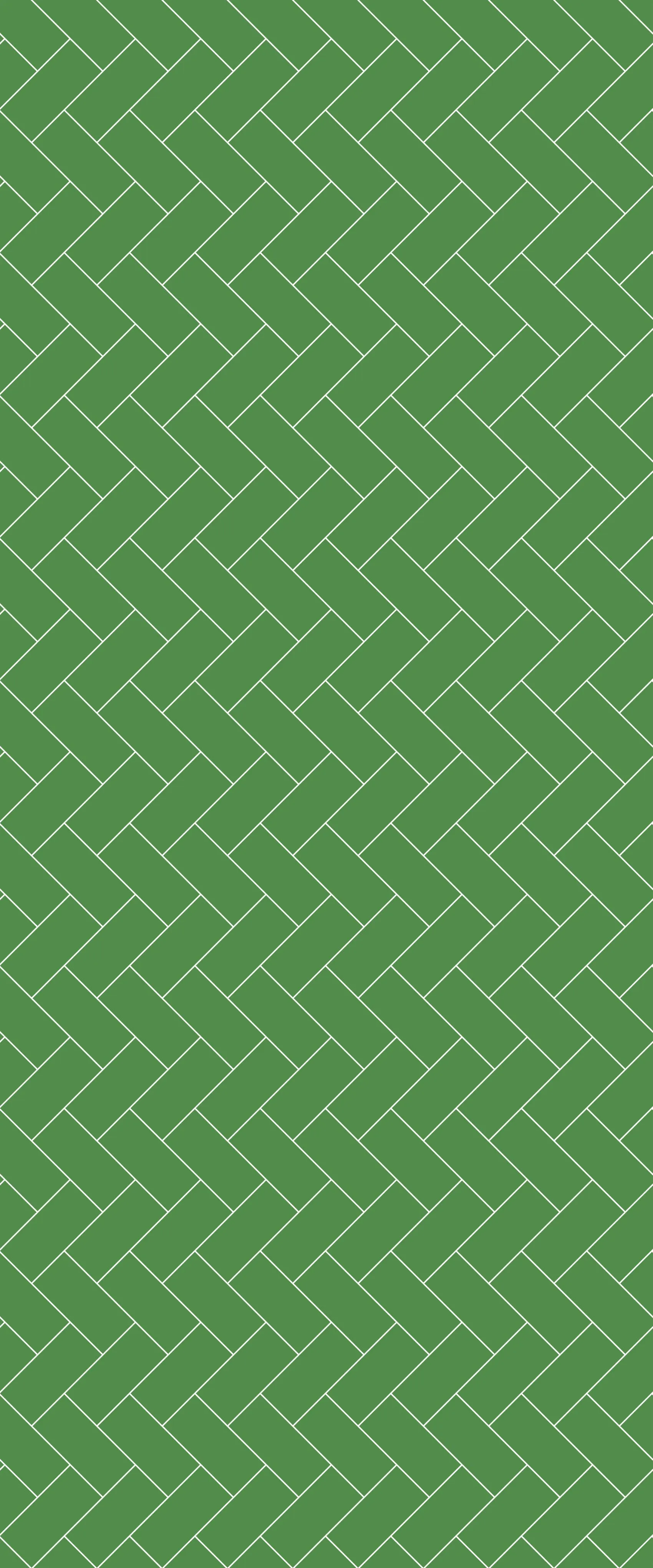 Green Diagonal Herringbone Tile Acrylic Shower Wall Panel 2440mm x 1220mm (3mm Thick)