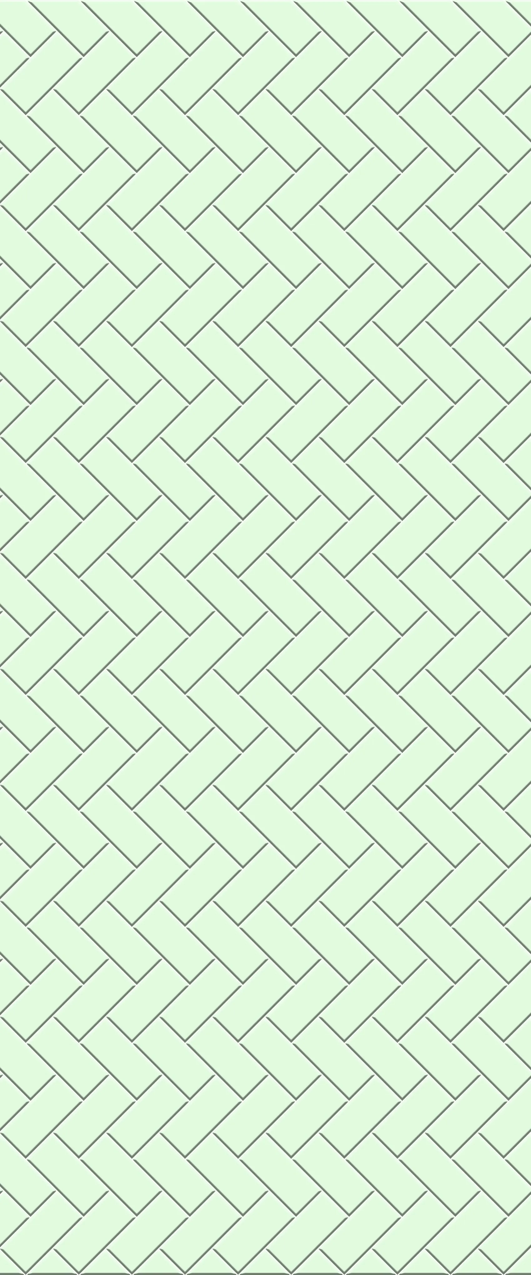 Green Diagonal Herringbone Tile Acrylic Shower Wall Panel 2440mm x 1220mm (3mm Thick)