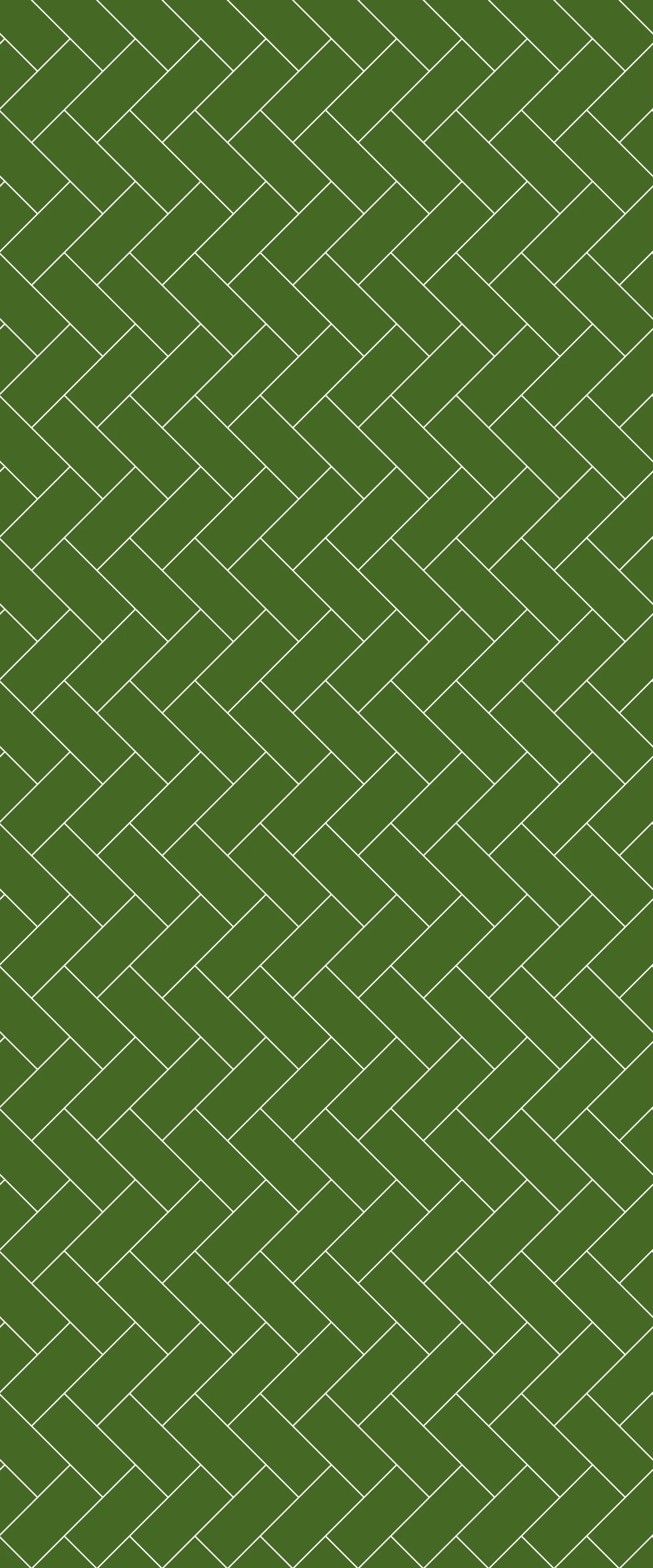 Green Diagonal Herringbone Tile Acrylic Shower Wall Panel 2440mm x 1220mm (3mm Thick)