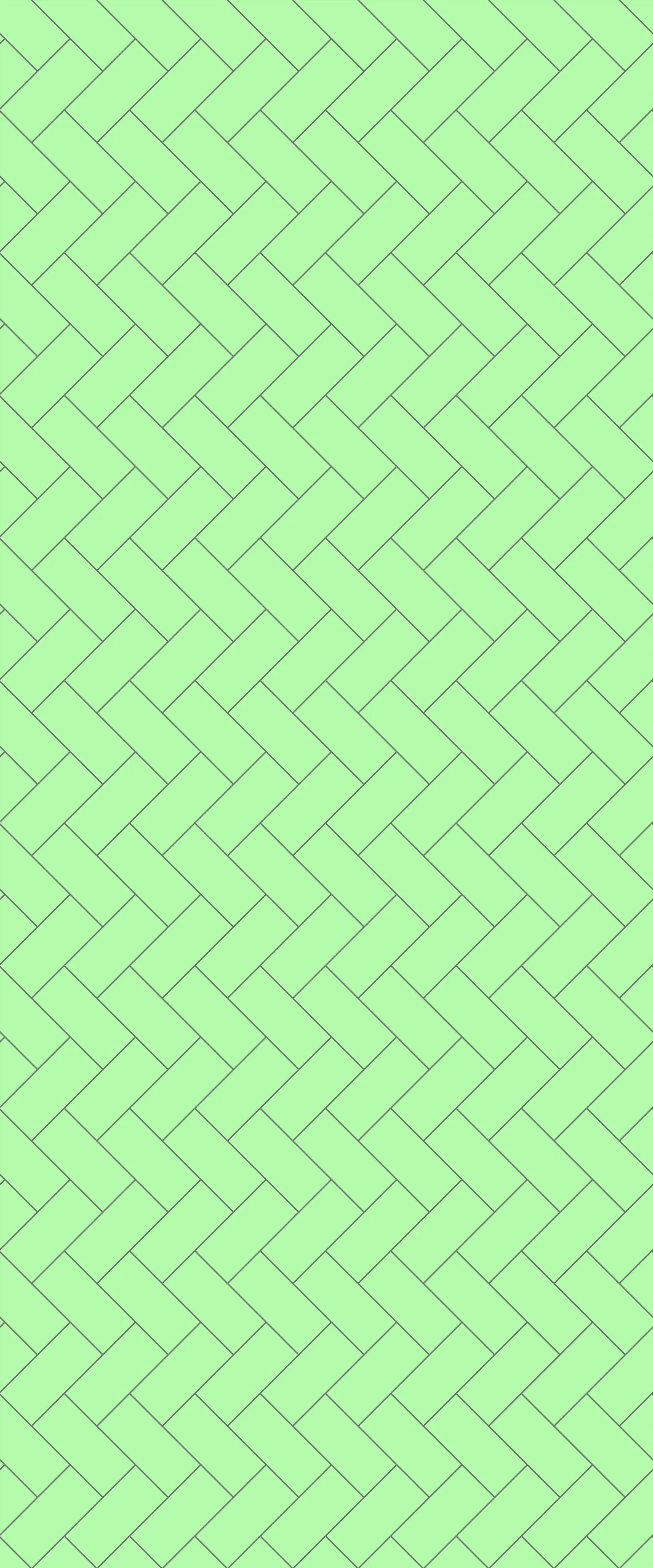 Green Diagonal Herringbone Tile Acrylic Shower Wall Panel 2440mm x 1220mm (3mm Thick)