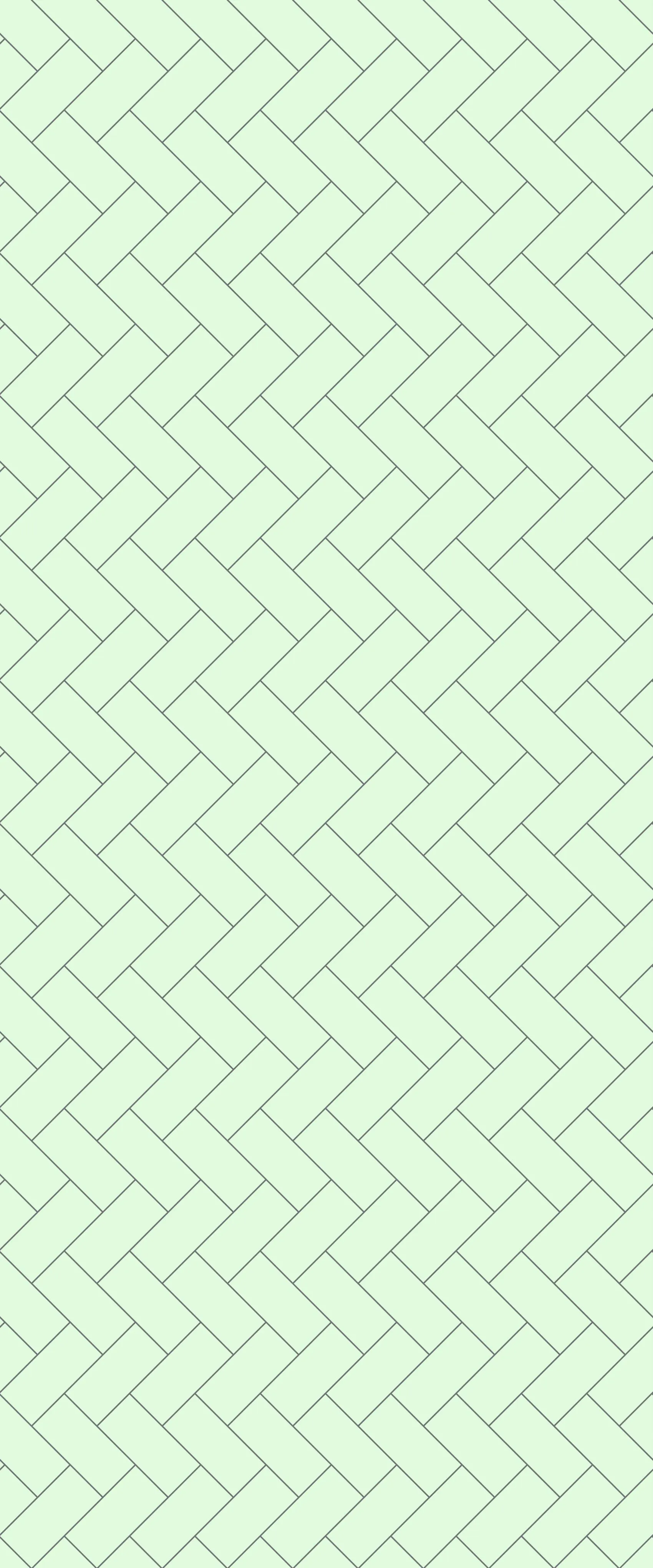 Green Diagonal Herringbone Tile Acrylic Shower Wall Panel 2440mm x 1220mm (3mm Thick)