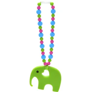 Green Elephant Baby Carrier Teether Toy