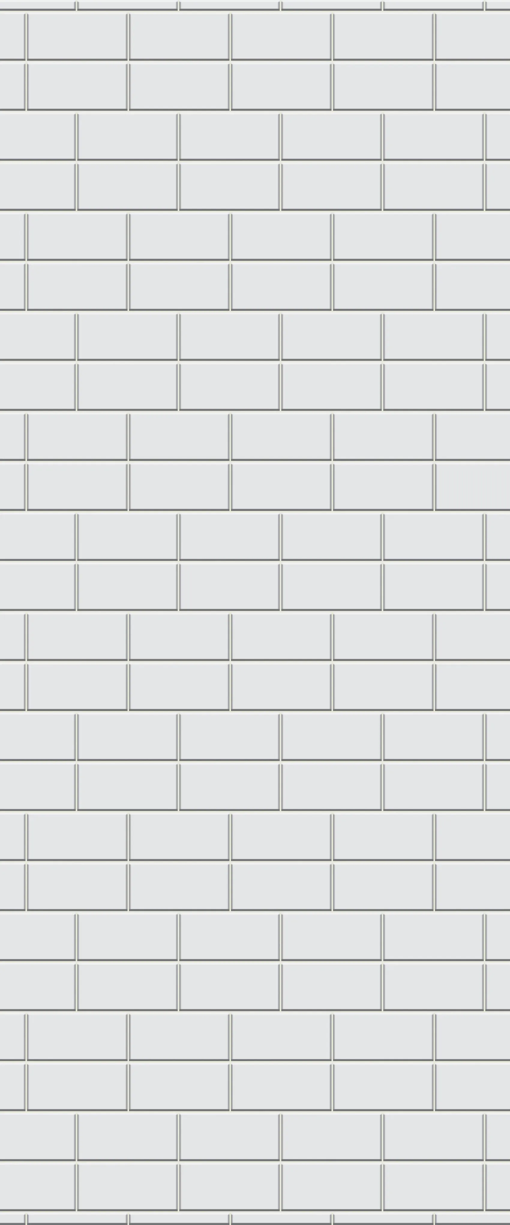 Grey Brickbond Acrylic Shower Wall Panel 2440mm x 1220mm (3mm Thick)