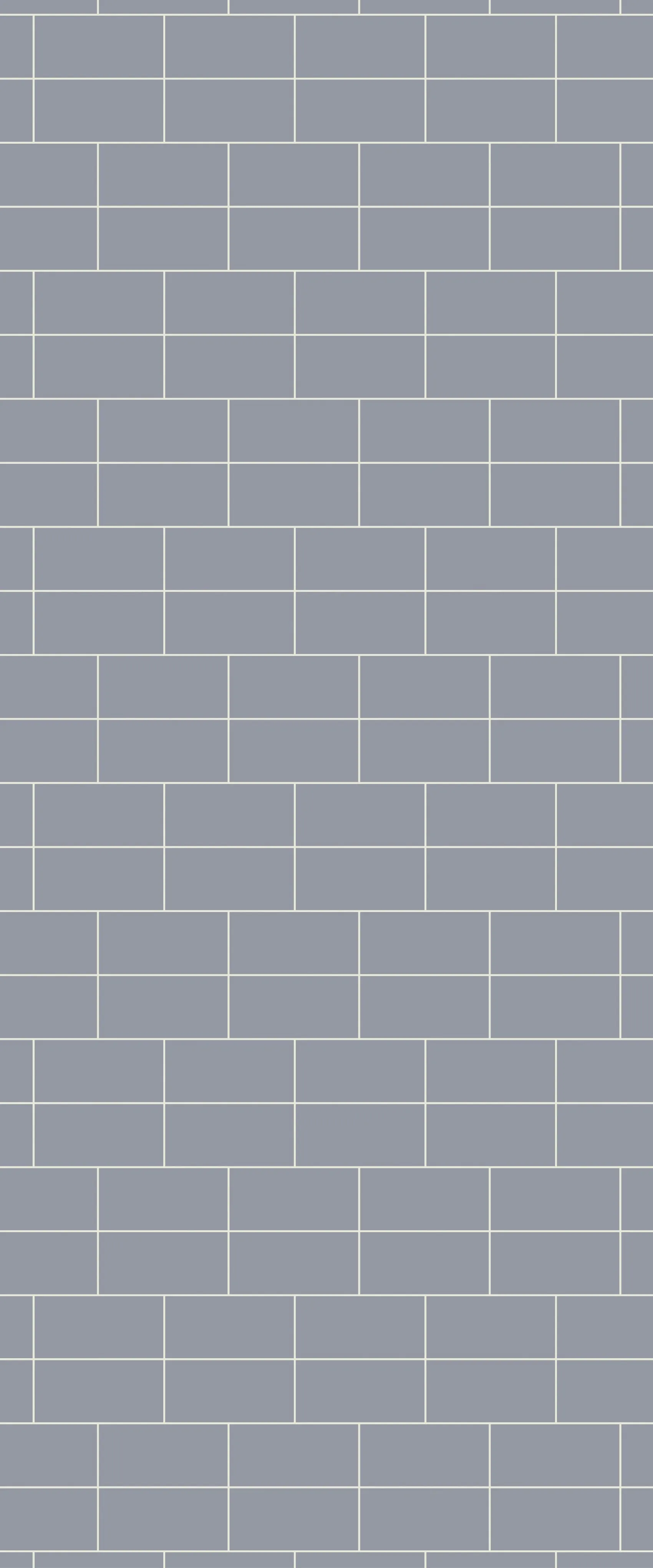 Grey Brickbond Acrylic Shower Wall Panel 2440mm x 1220mm (3mm Thick)