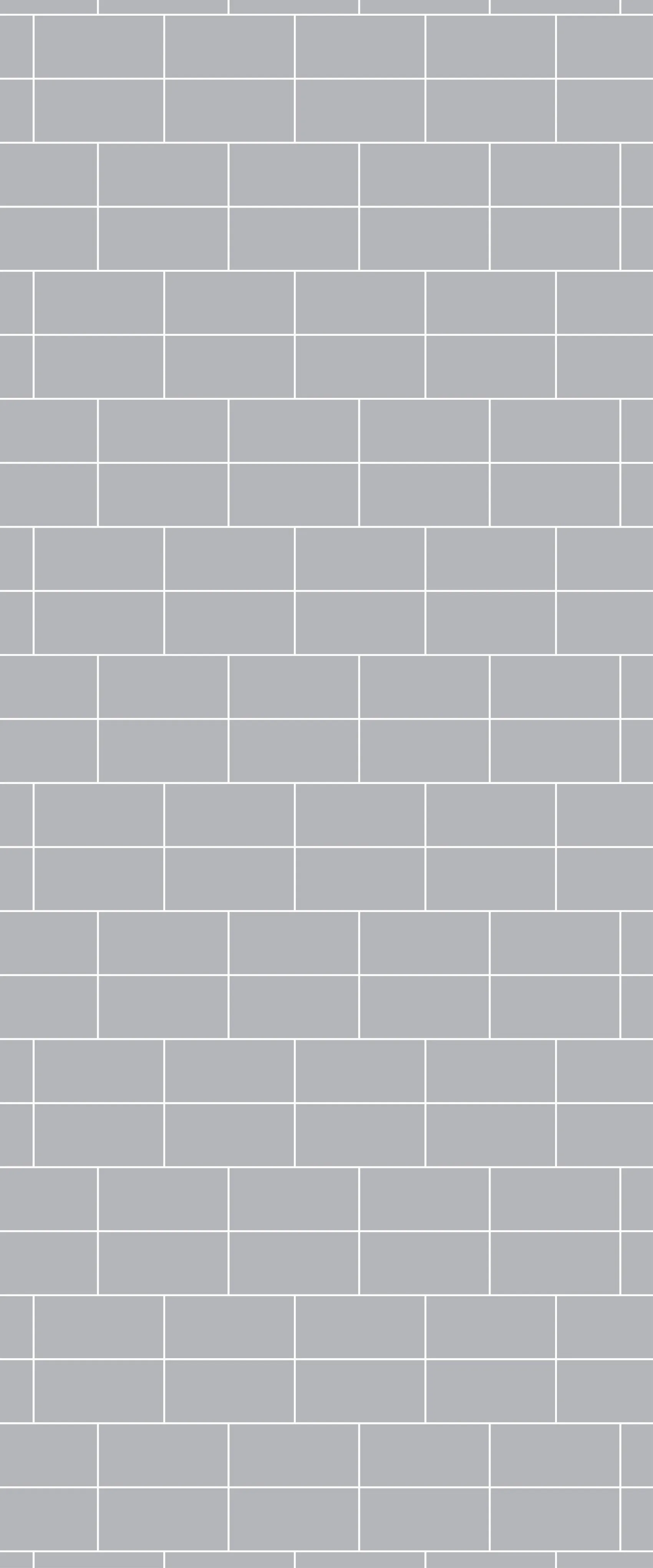 Grey Brickbond Acrylic Shower Wall Panel 2440mm x 1220mm (3mm Thick)