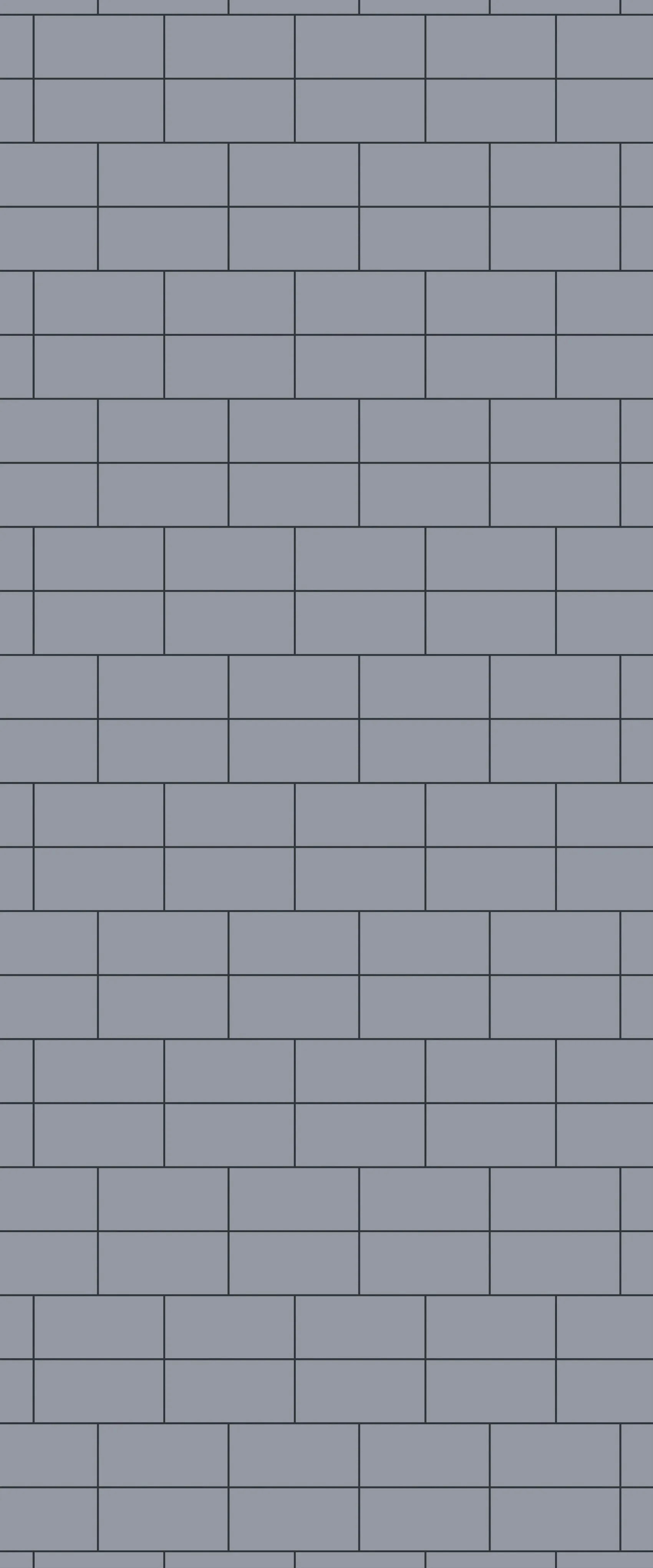 Grey Brickbond Acrylic Shower Wall Panel 2440mm x 1220mm (3mm Thick)