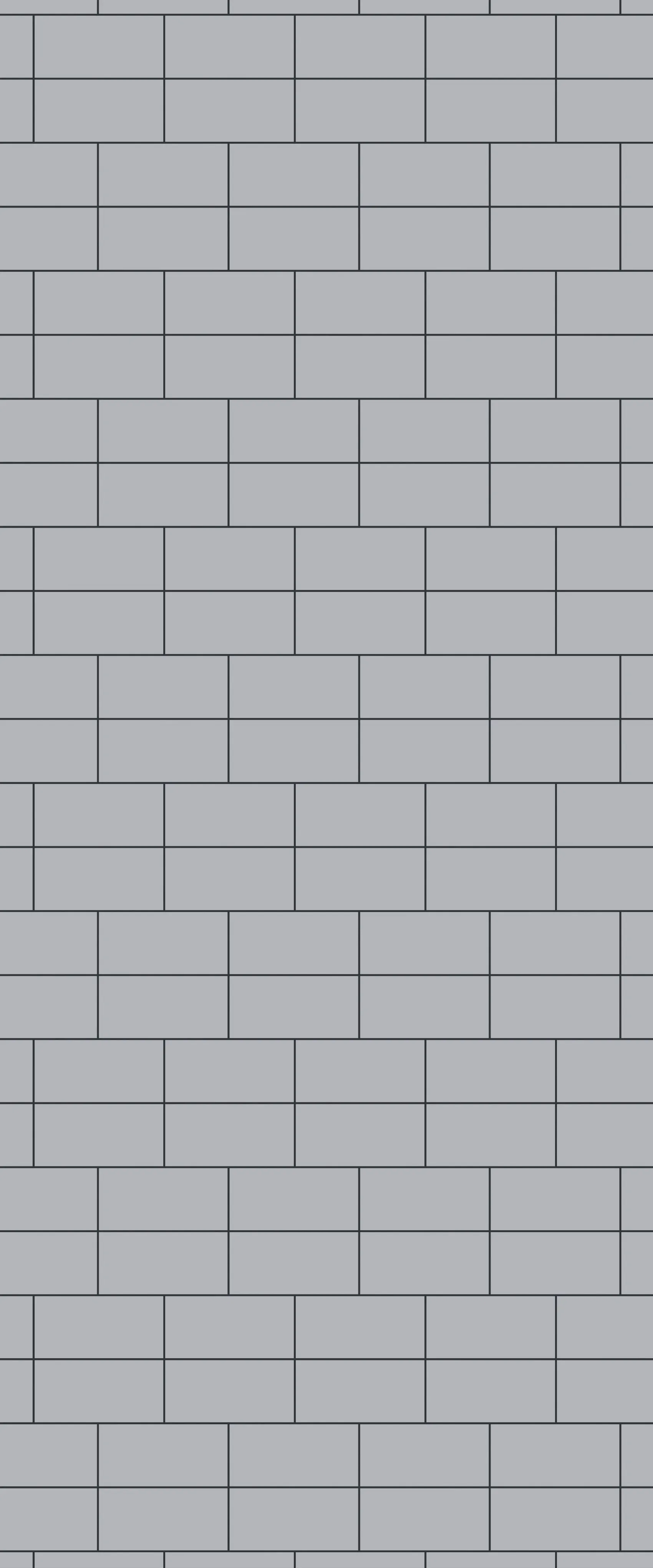 Grey Brickbond Acrylic Shower Wall Panel 2440mm x 1220mm (3mm Thick)