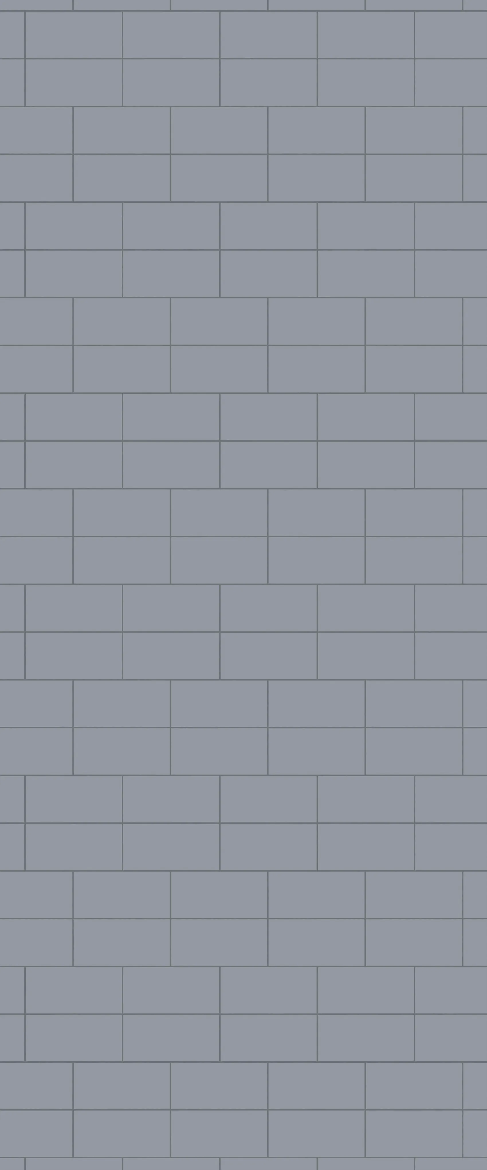 Grey Brickbond Acrylic Shower Wall Panel 2440mm x 1220mm (3mm Thick)