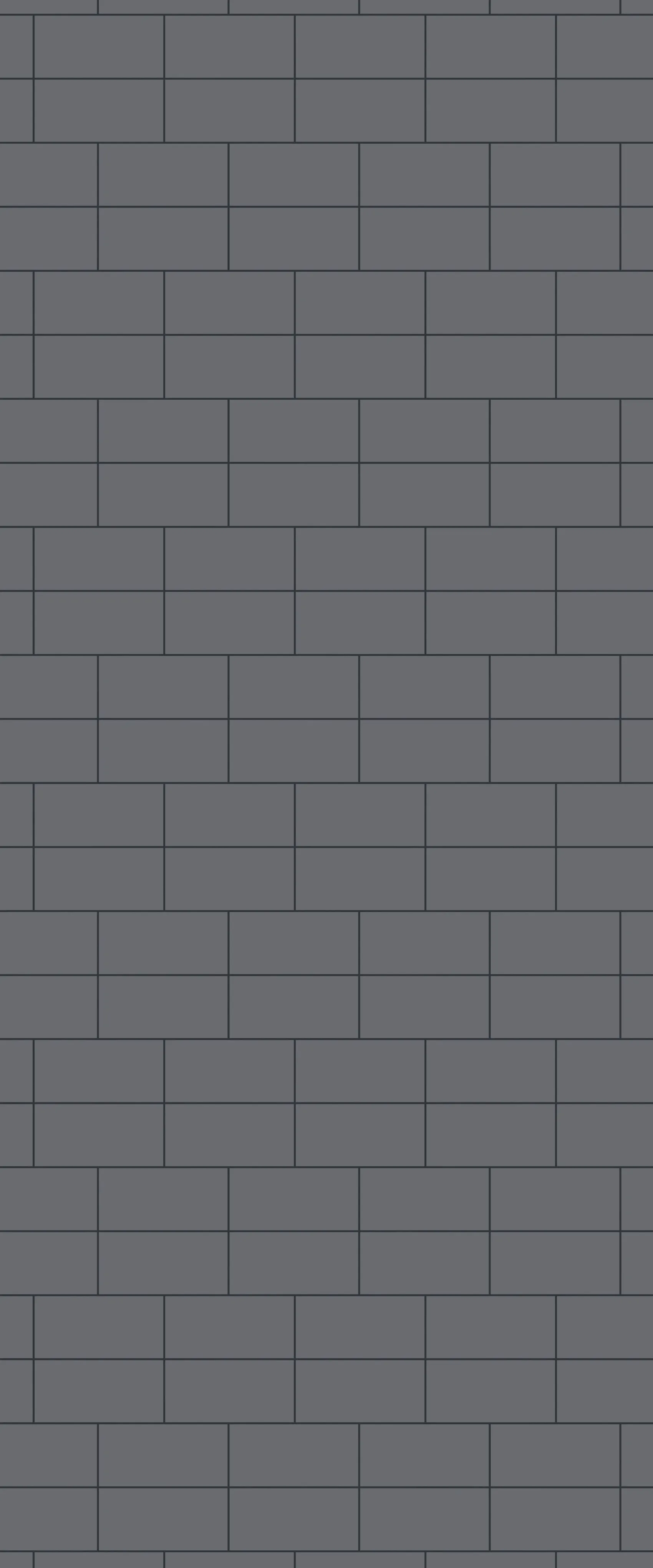 Grey Brickbond Acrylic Shower Wall Panel 2440mm x 1220mm (3mm Thick)