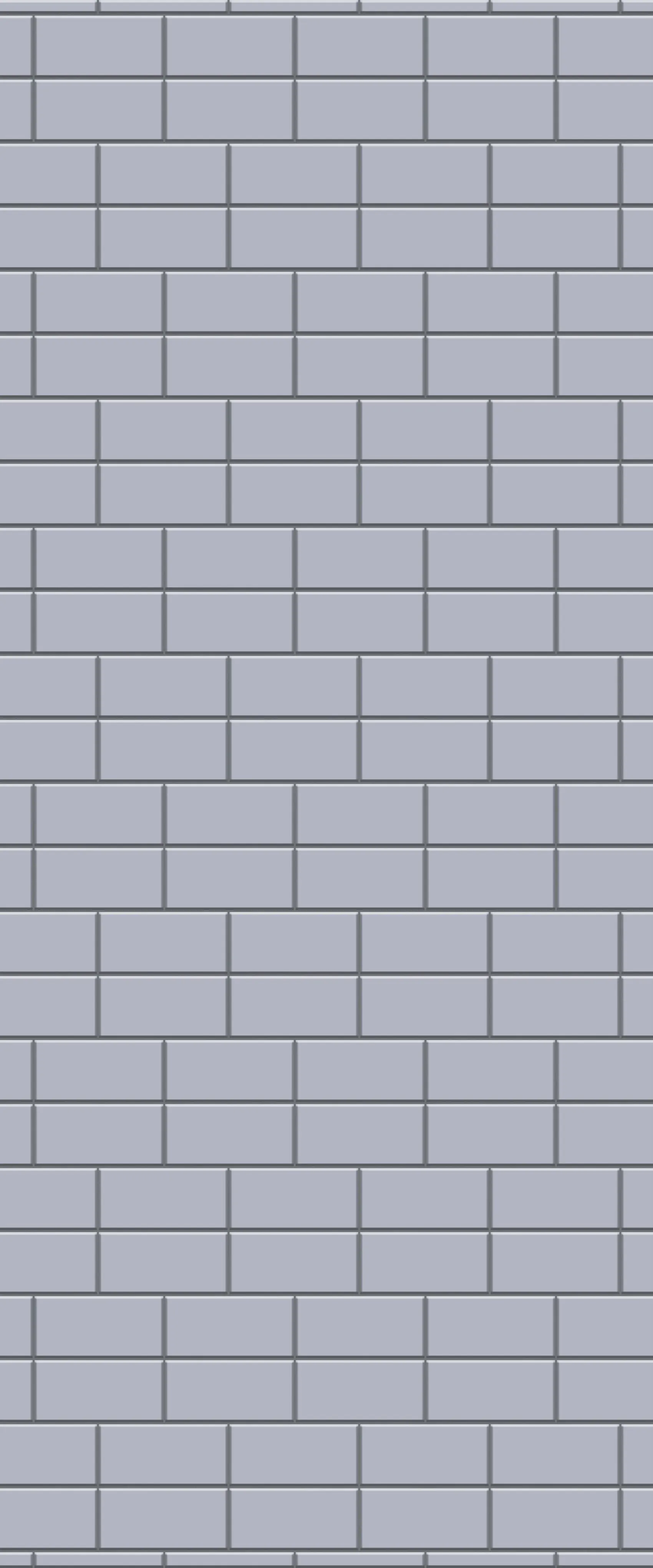 Grey Brickbond Acrylic Shower Wall Panel 2440mm x 1220mm (3mm Thick)