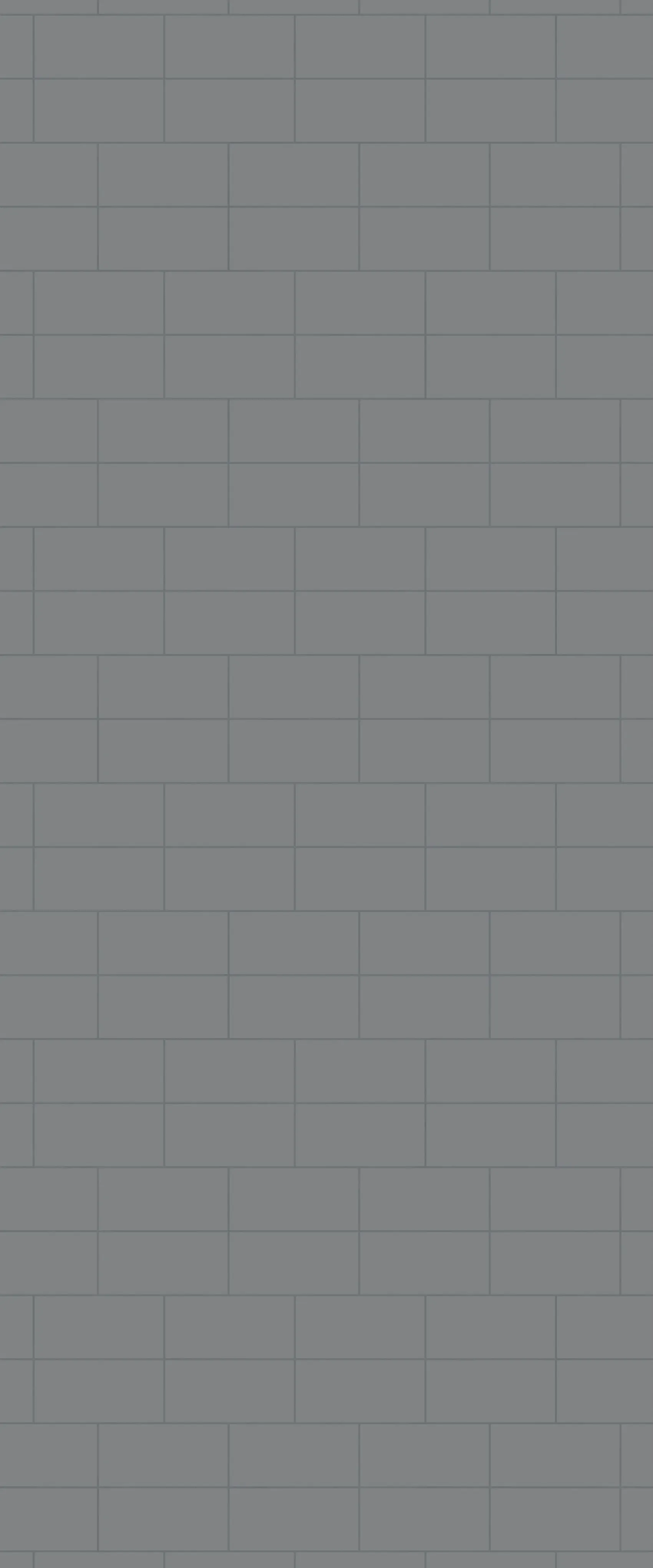 Grey Brickbond Acrylic Shower Wall Panel 2440mm x 1220mm (3mm Thick)