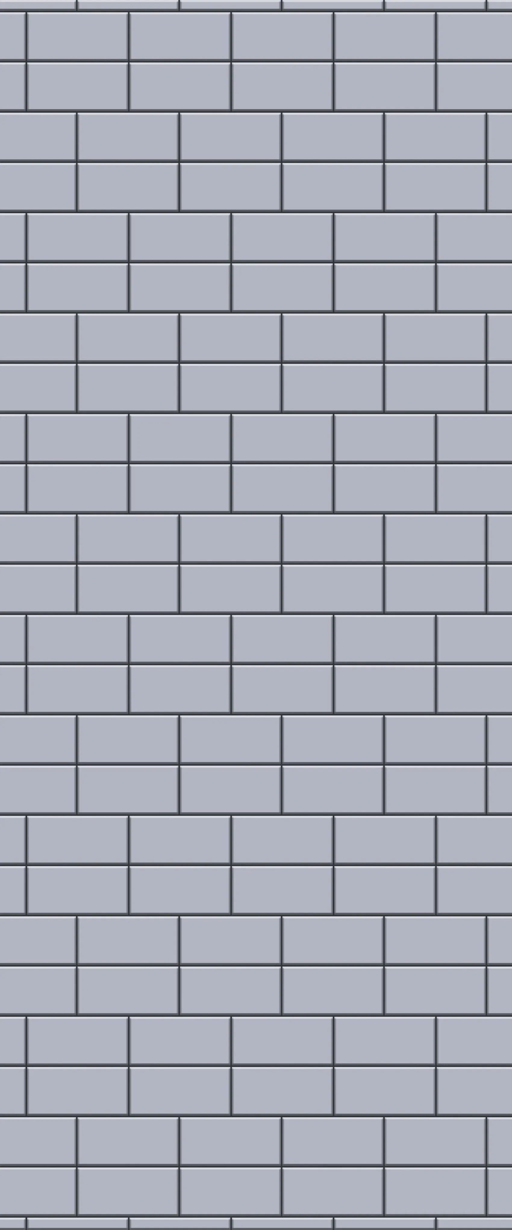 Grey Brickbond Acrylic Shower Wall Panel 2440mm x 1220mm (3mm Thick)