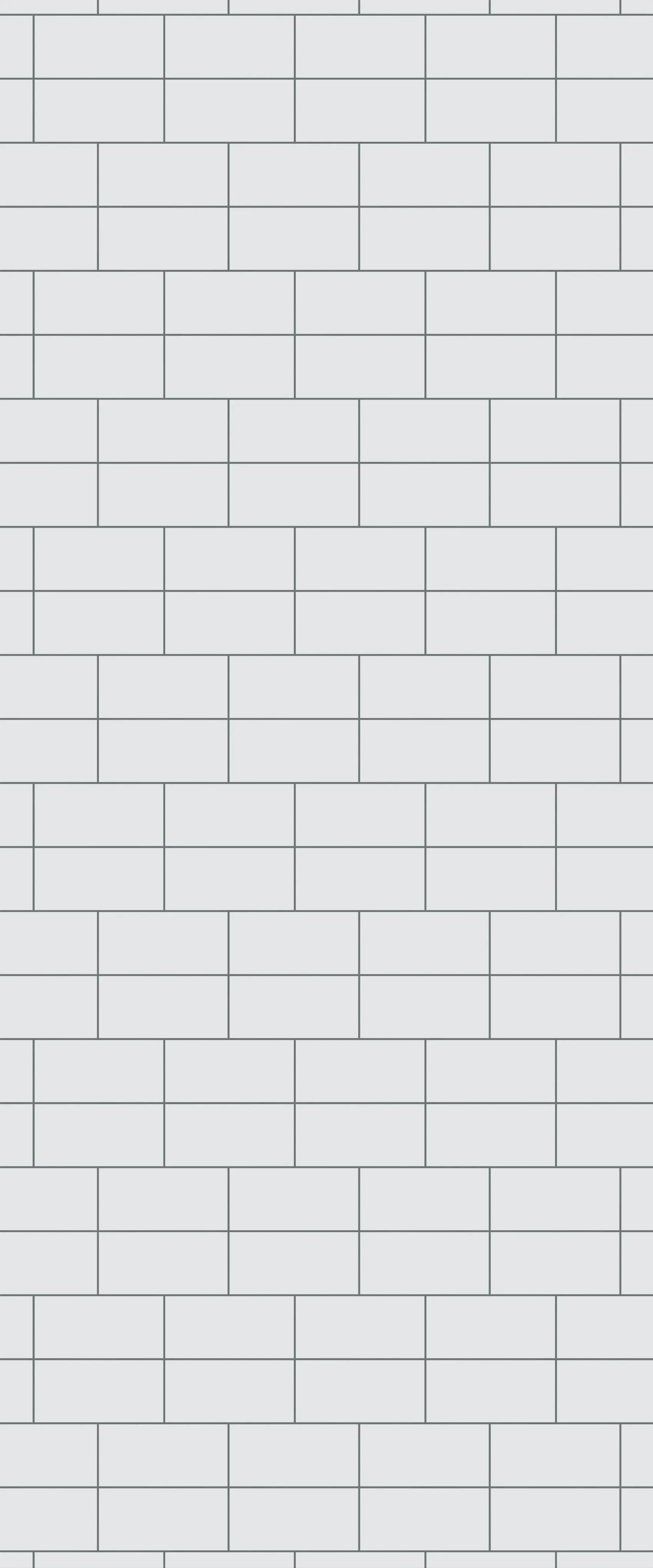 Grey Brickbond Acrylic Shower Wall Panel 2440mm x 1220mm (3mm Thick)