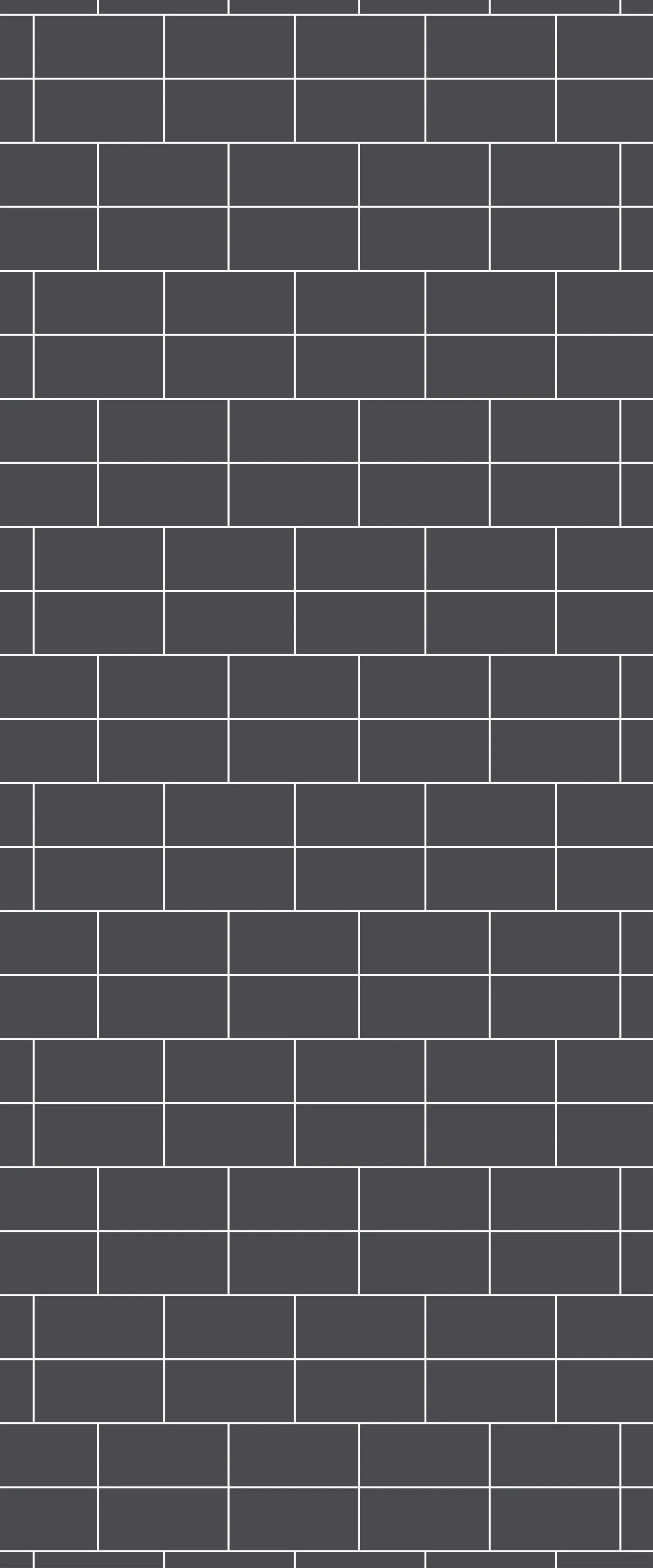 Grey Brickbond Acrylic Shower Wall Panel 2440mm x 1220mm (3mm Thick)