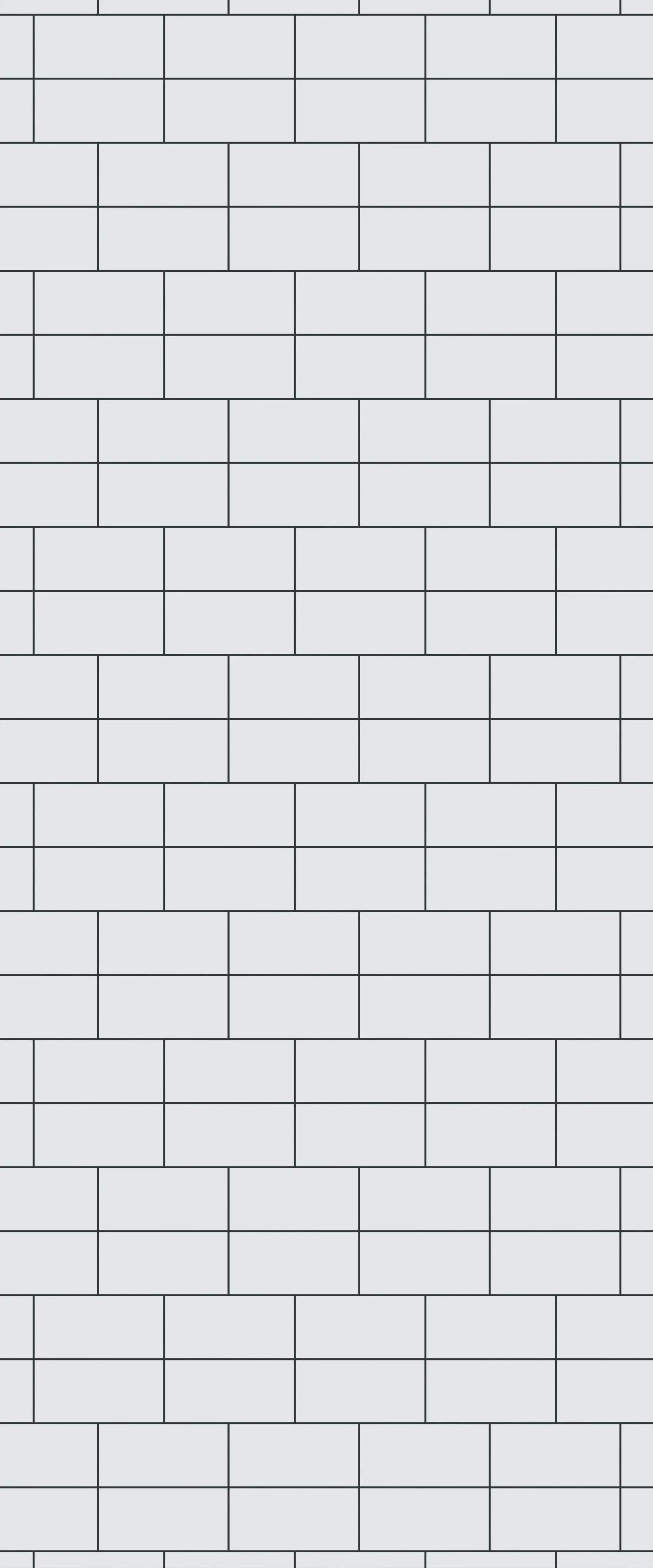 Grey Brickbond Acrylic Shower Wall Panel 2440mm x 1220mm (3mm Thick)