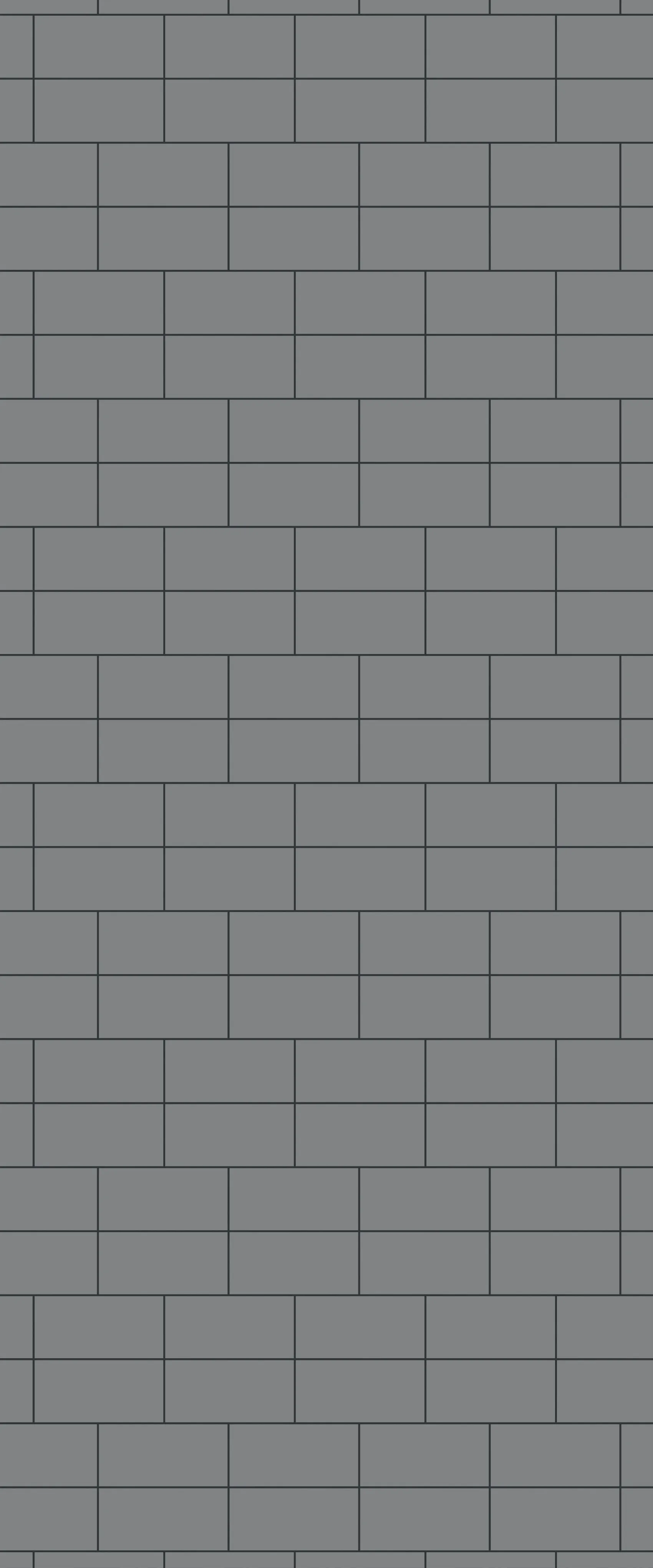 Grey Brickbond Acrylic Shower Wall Panel 2440mm x 1220mm (3mm Thick)