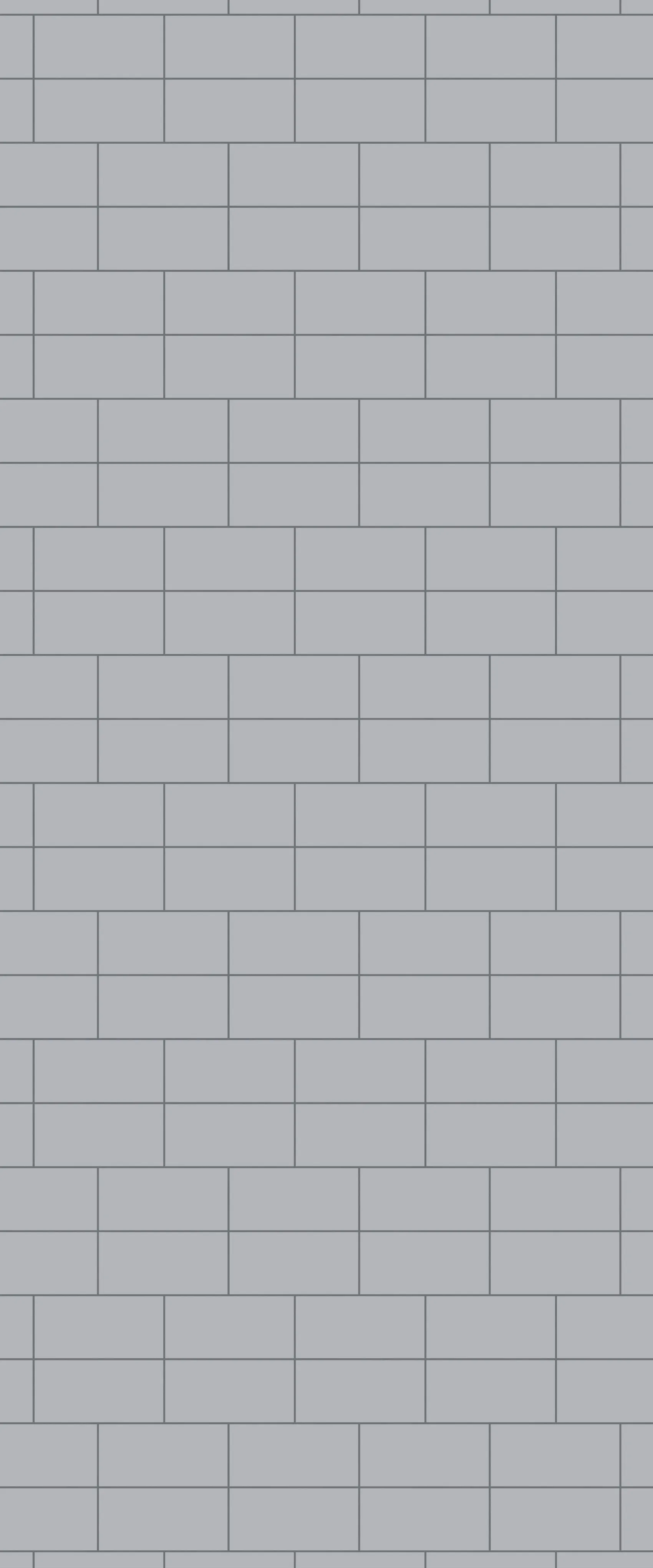 Grey Brickbond Acrylic Shower Wall Panel 2440mm x 1220mm (3mm Thick)