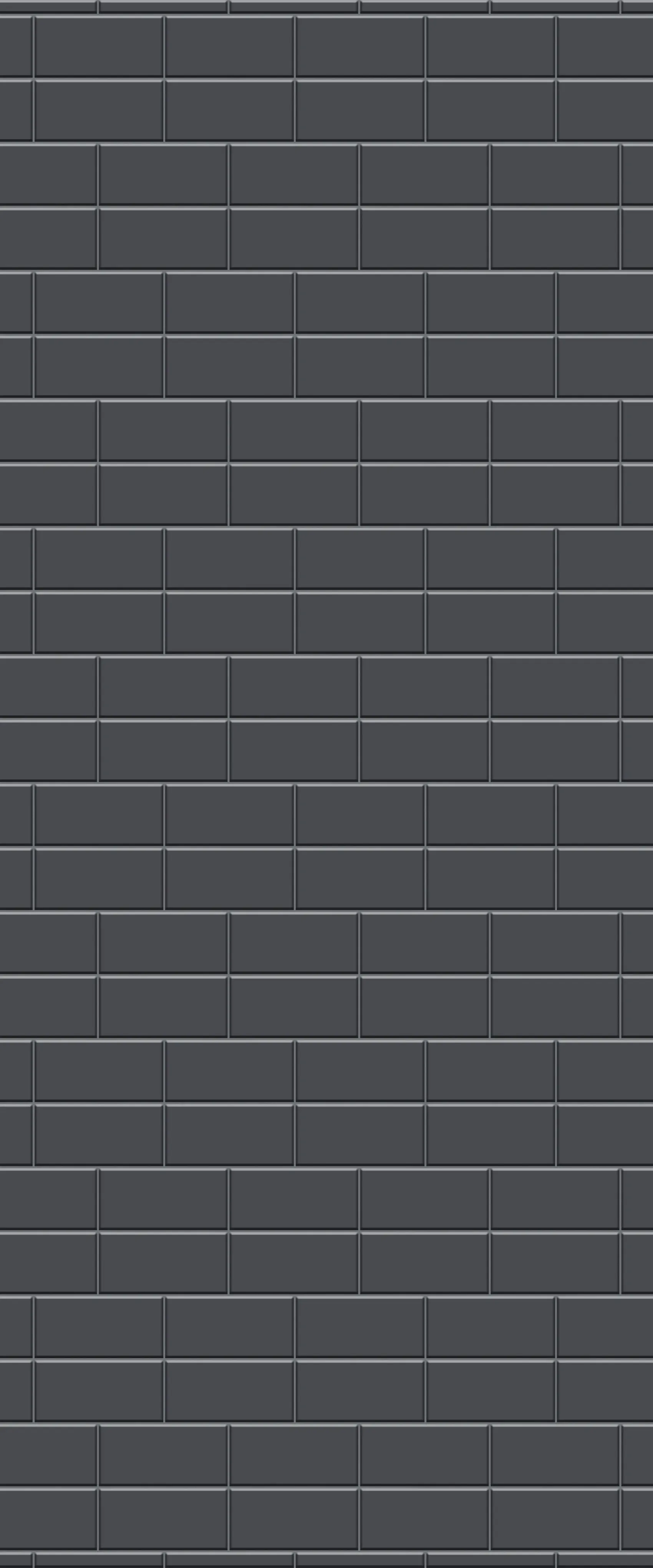Grey Brickbond Acrylic Shower Wall Panel 2440mm x 1220mm (3mm Thick)