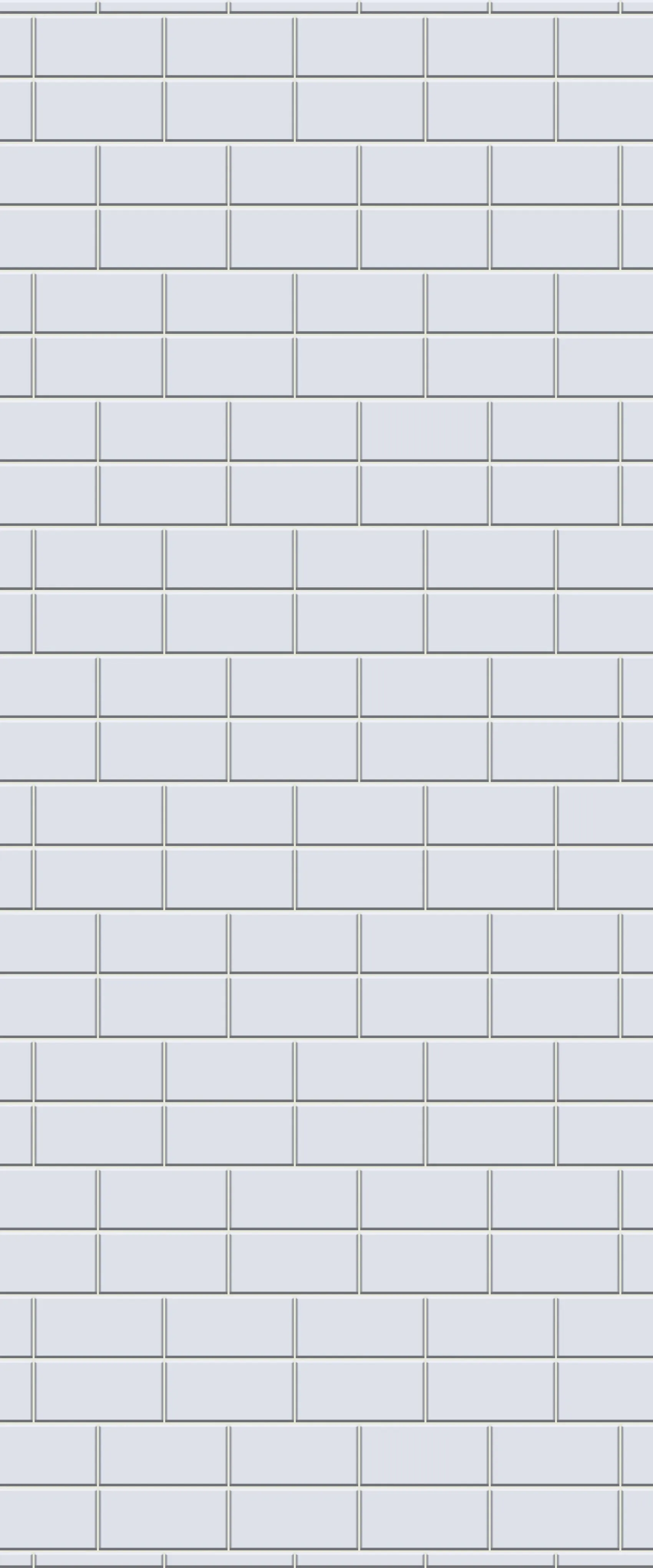 Grey Brickbond Acrylic Shower Wall Panel 2440mm x 1220mm (3mm Thick)