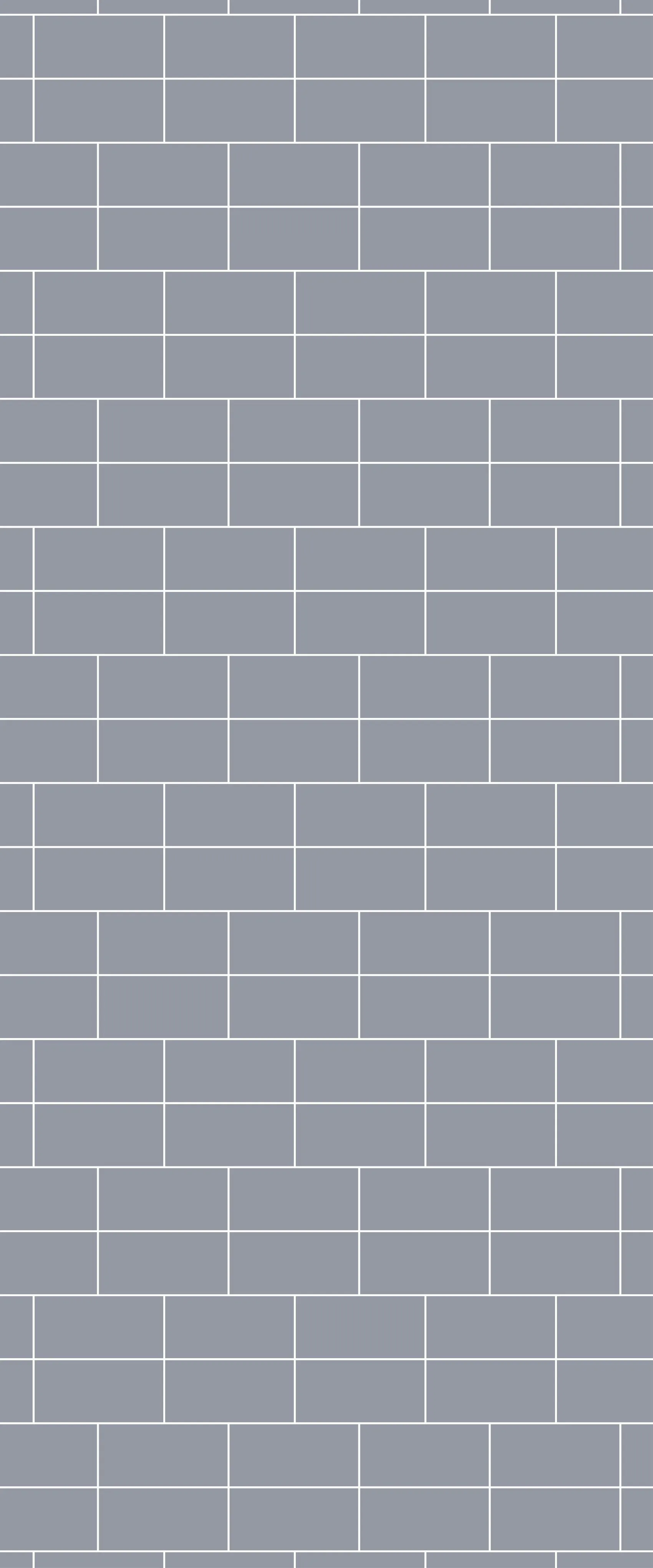 Grey Brickbond Acrylic Shower Wall Panel 2440mm x 1220mm (3mm Thick)