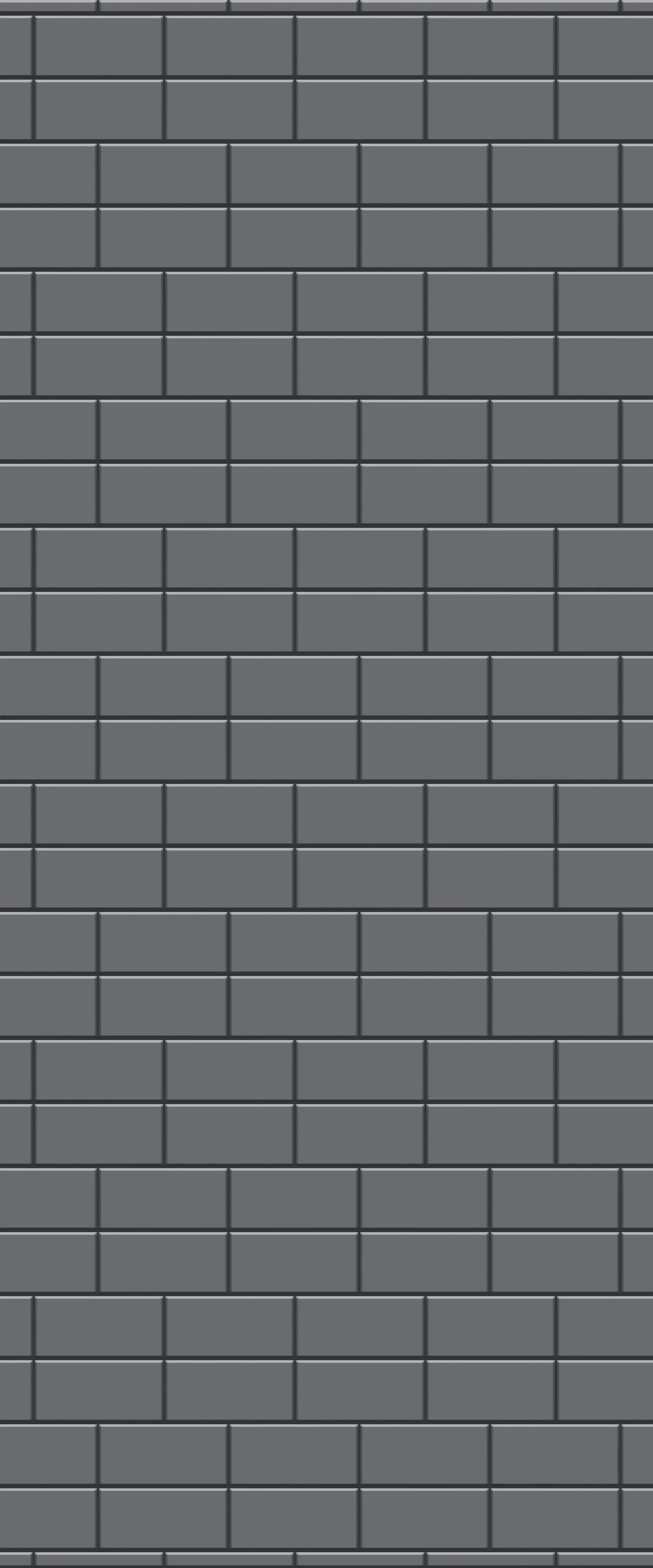 Grey Brickbond Acrylic Shower Wall Panel 2440mm x 1220mm (3mm Thick)