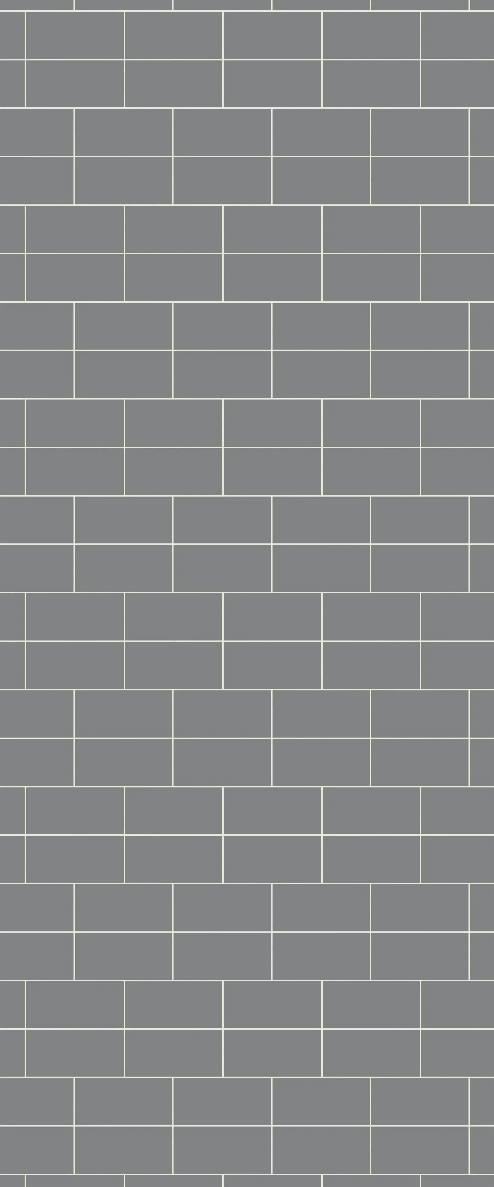 Grey Brickbond Acrylic Shower Wall Panel 2440mm x 1220mm (3mm Thick)