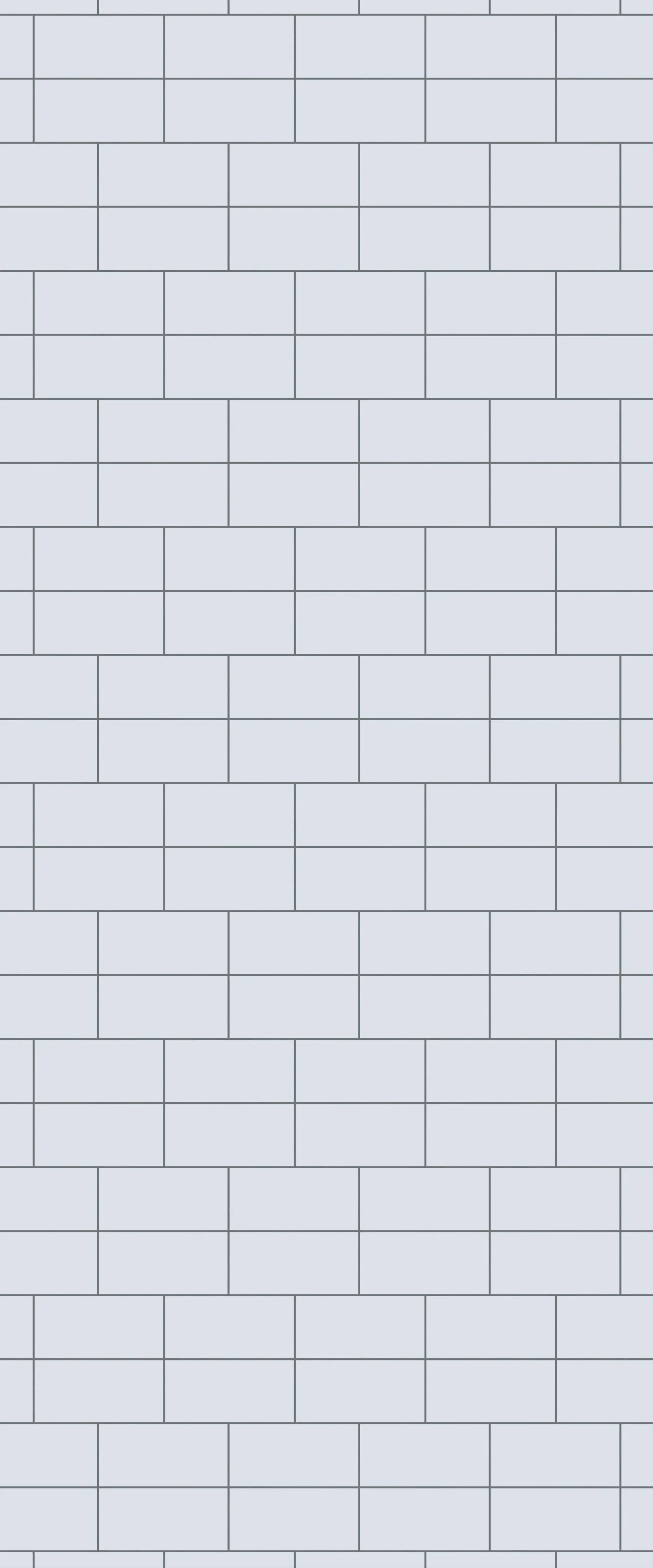 Grey Brickbond Acrylic Shower Wall Panel 2440mm x 1220mm (3mm Thick)