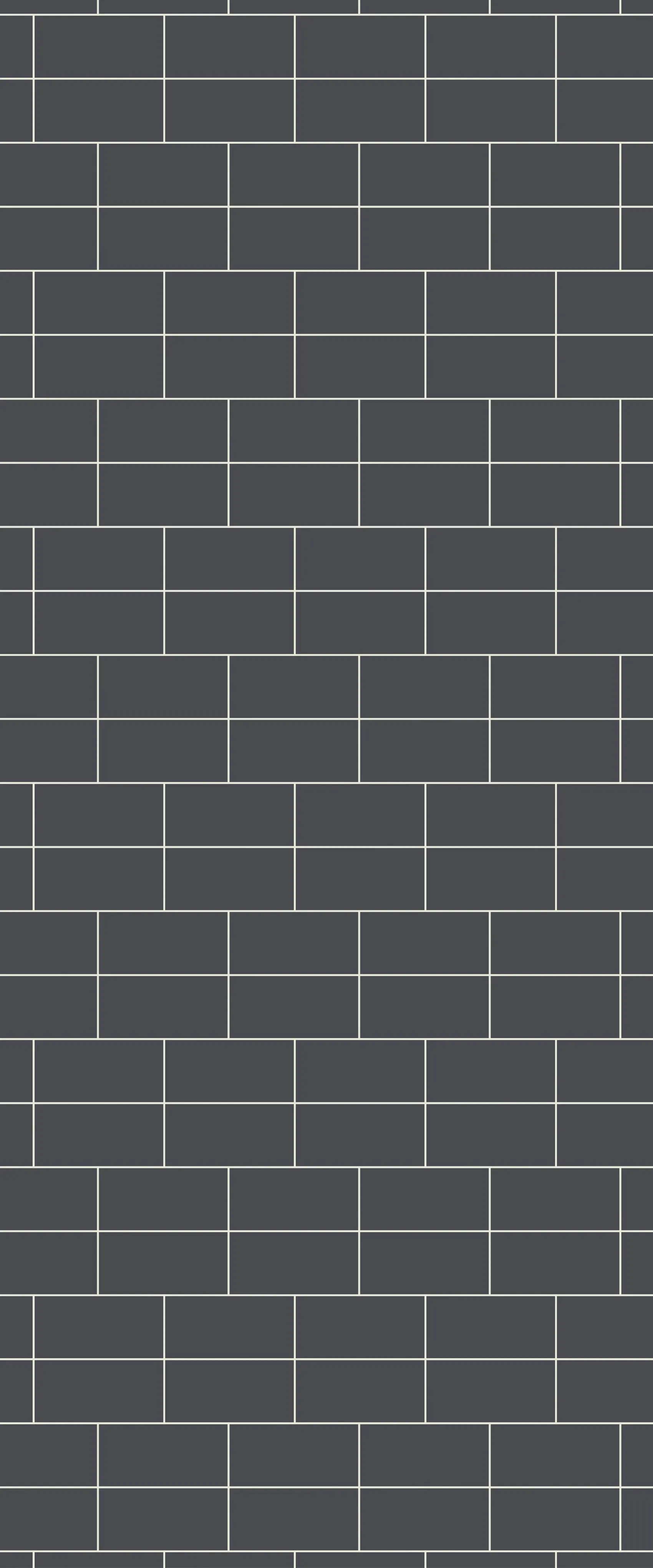 Grey Brickbond Acrylic Shower Wall Panel 2440mm x 1220mm (3mm Thick)
