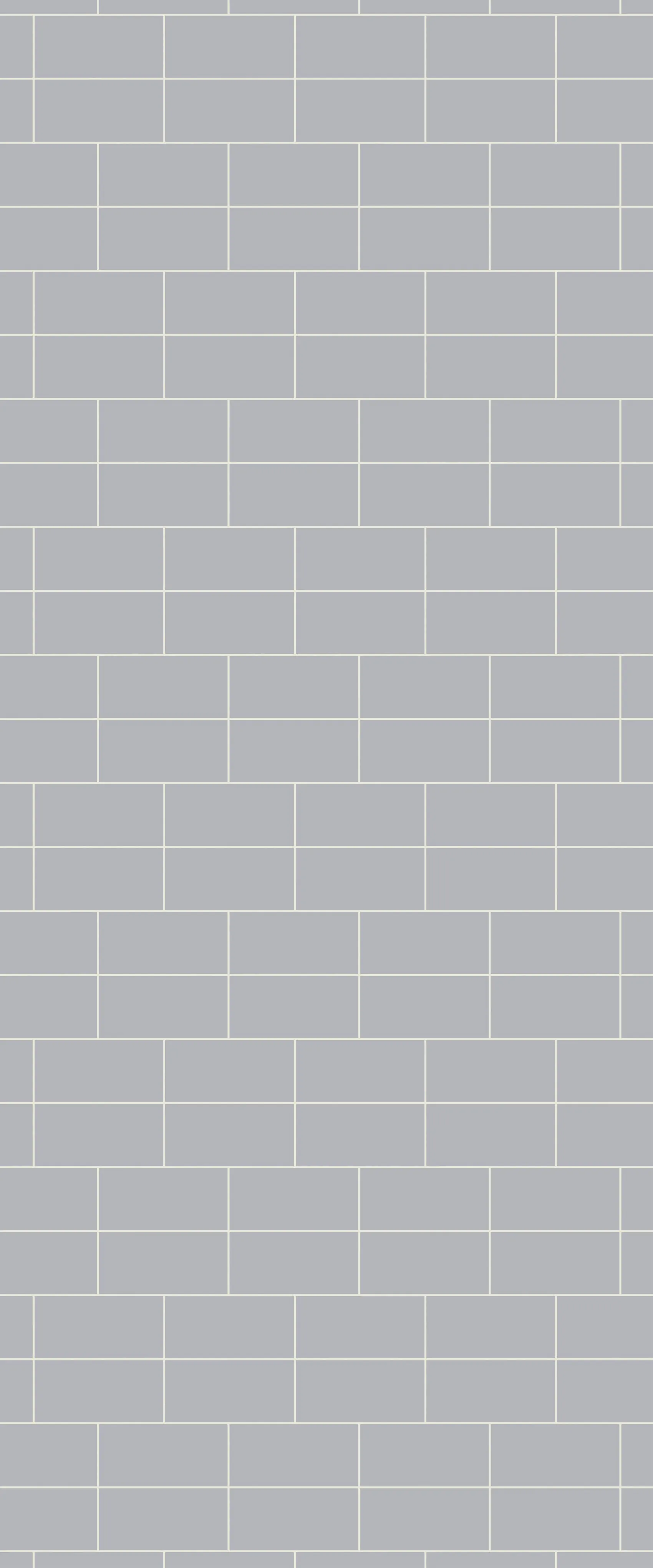 Grey Brickbond Acrylic Shower Wall Panel 2440mm x 1220mm (3mm Thick)