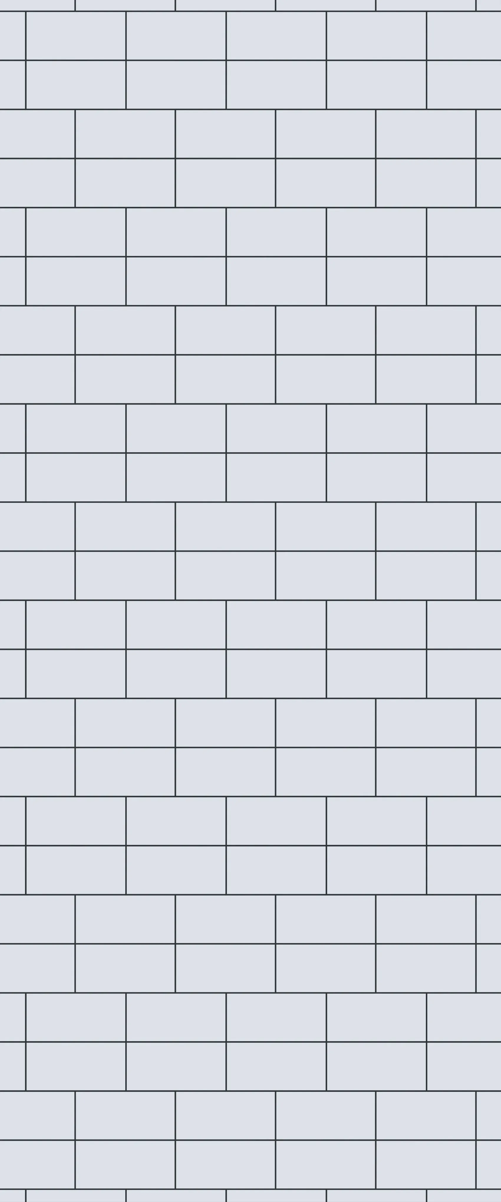 Grey Brickbond Acrylic Shower Wall Panel 2440mm x 1220mm (3mm Thick)