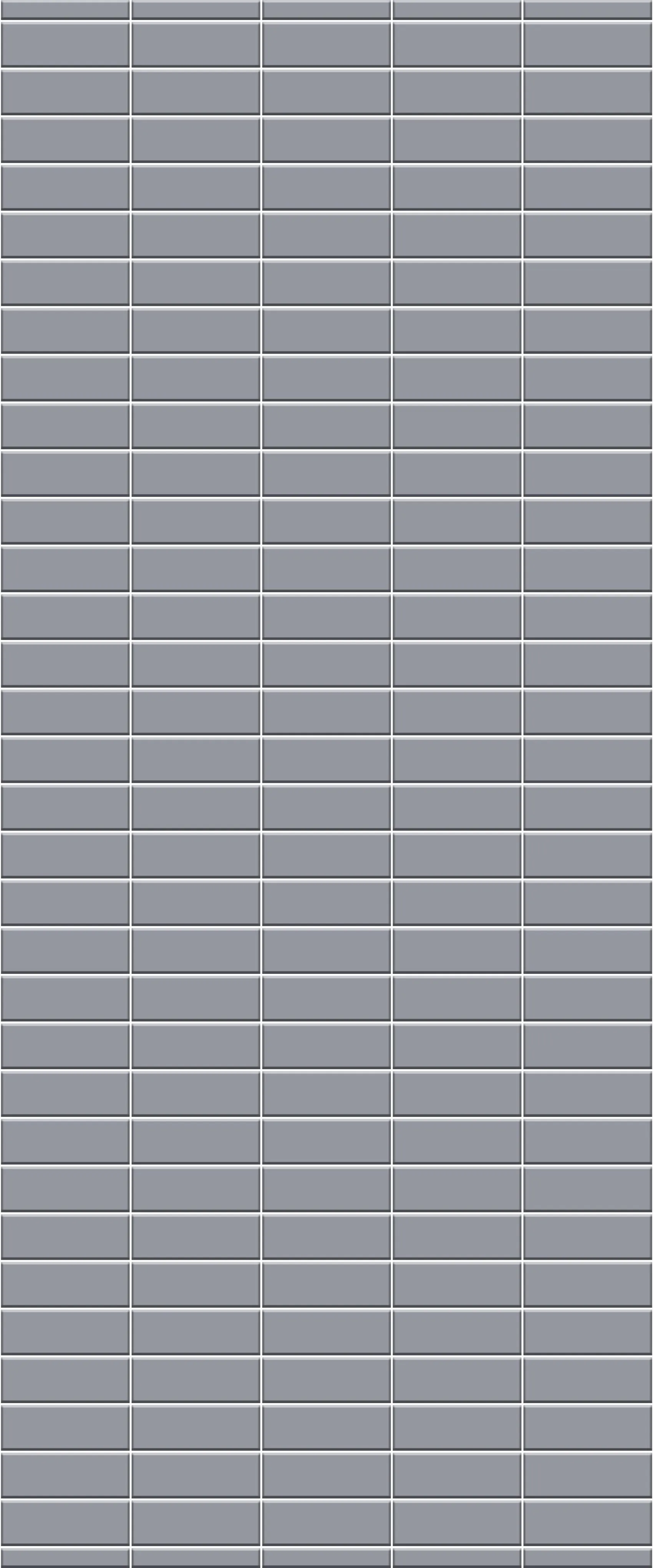 Grey Horizontal Block Acrylic Shower Wall Panel 2440mm x 1220mm (3mm Thick)