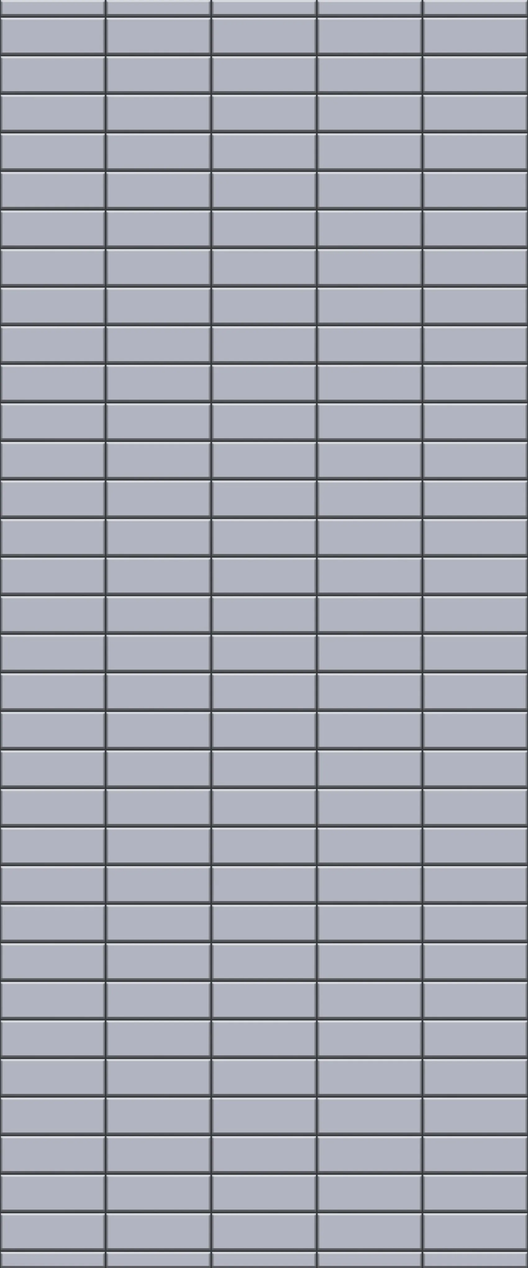 Grey Horizontal Block Acrylic Shower Wall Panel 2440mm x 1220mm (3mm Thick)