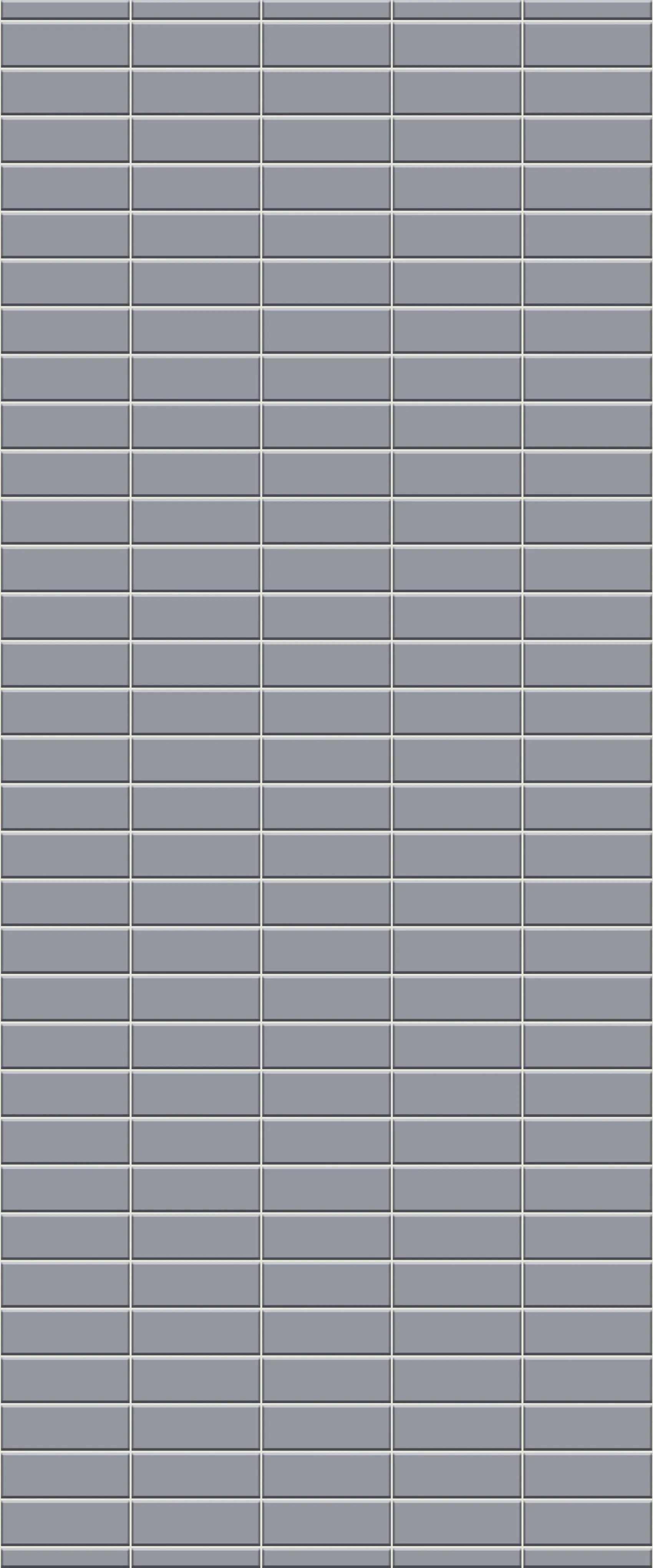 Grey Horizontal Block Acrylic Shower Wall Panel 2440mm x 1220mm (3mm Thick)